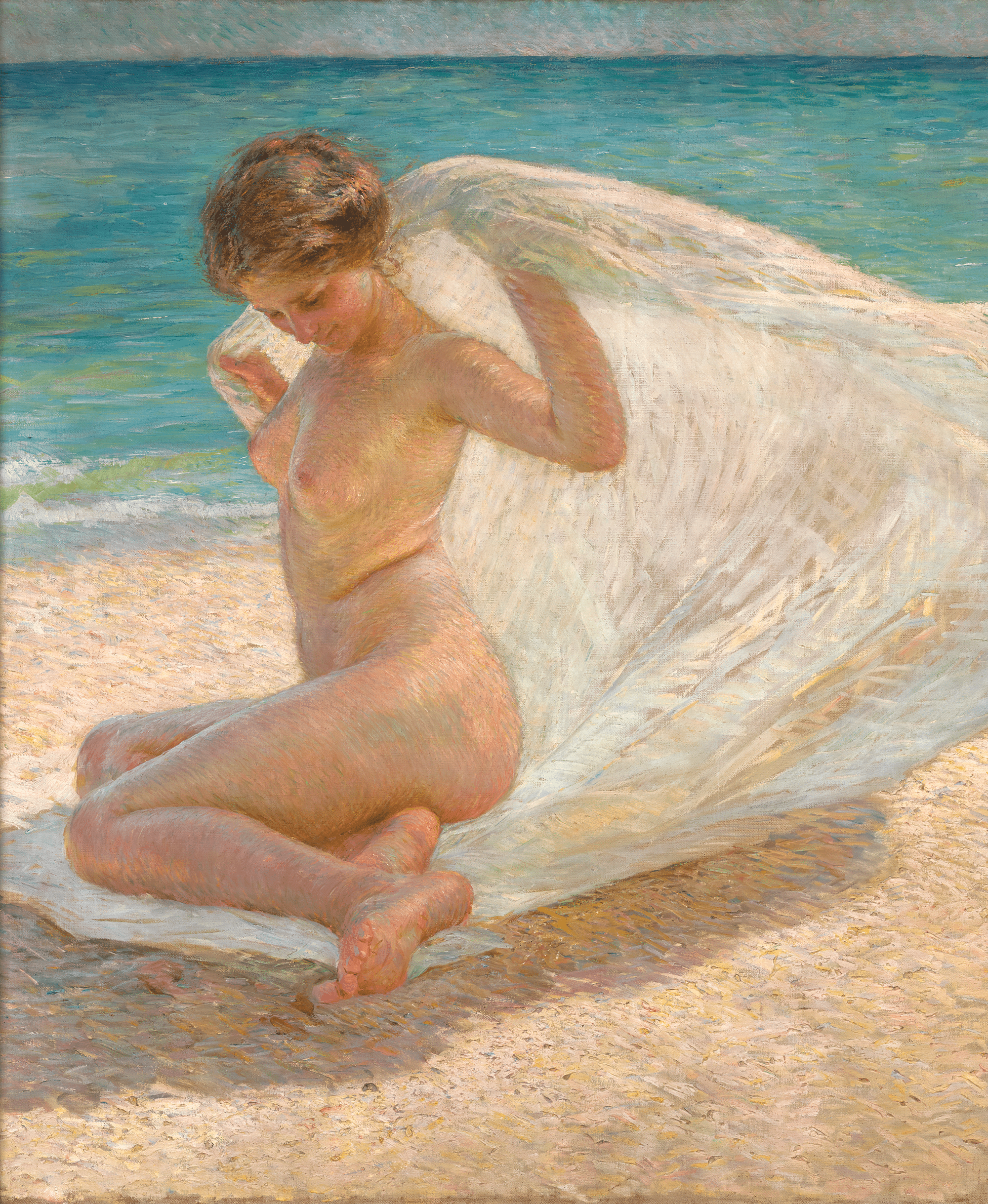 Wind on the Beach by Gino Piccioni