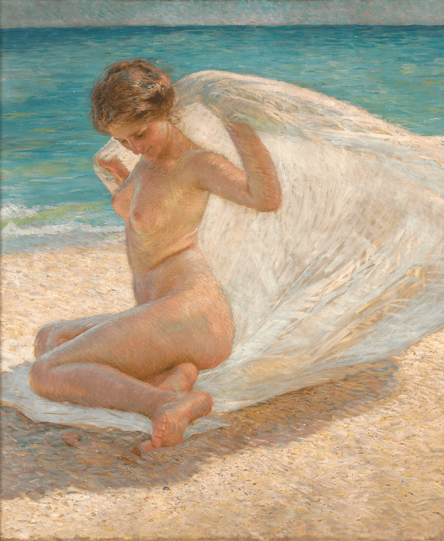 Wind on the Beach by Gino Piccioni