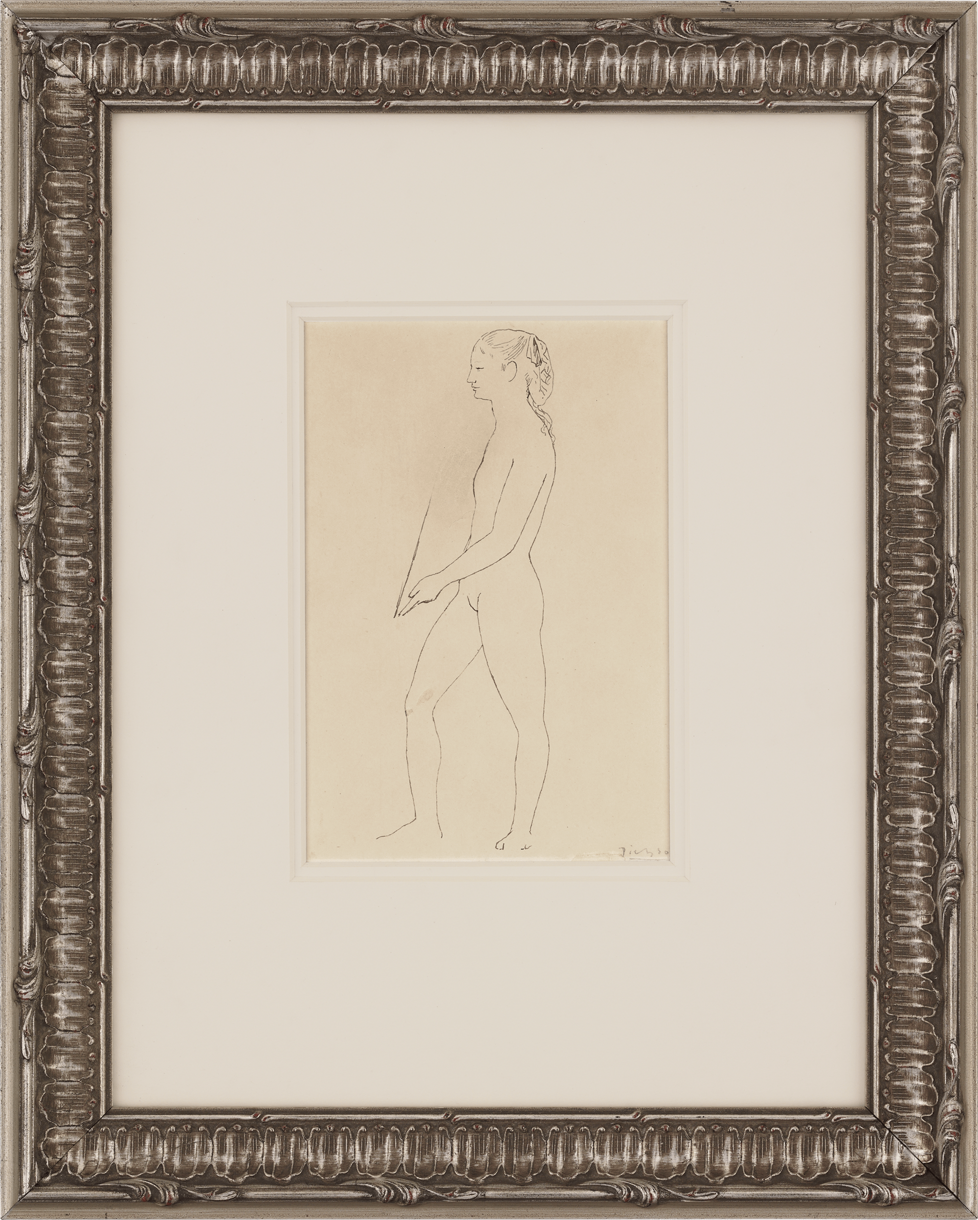 Nu tenant un miroir by Pablo Picasso