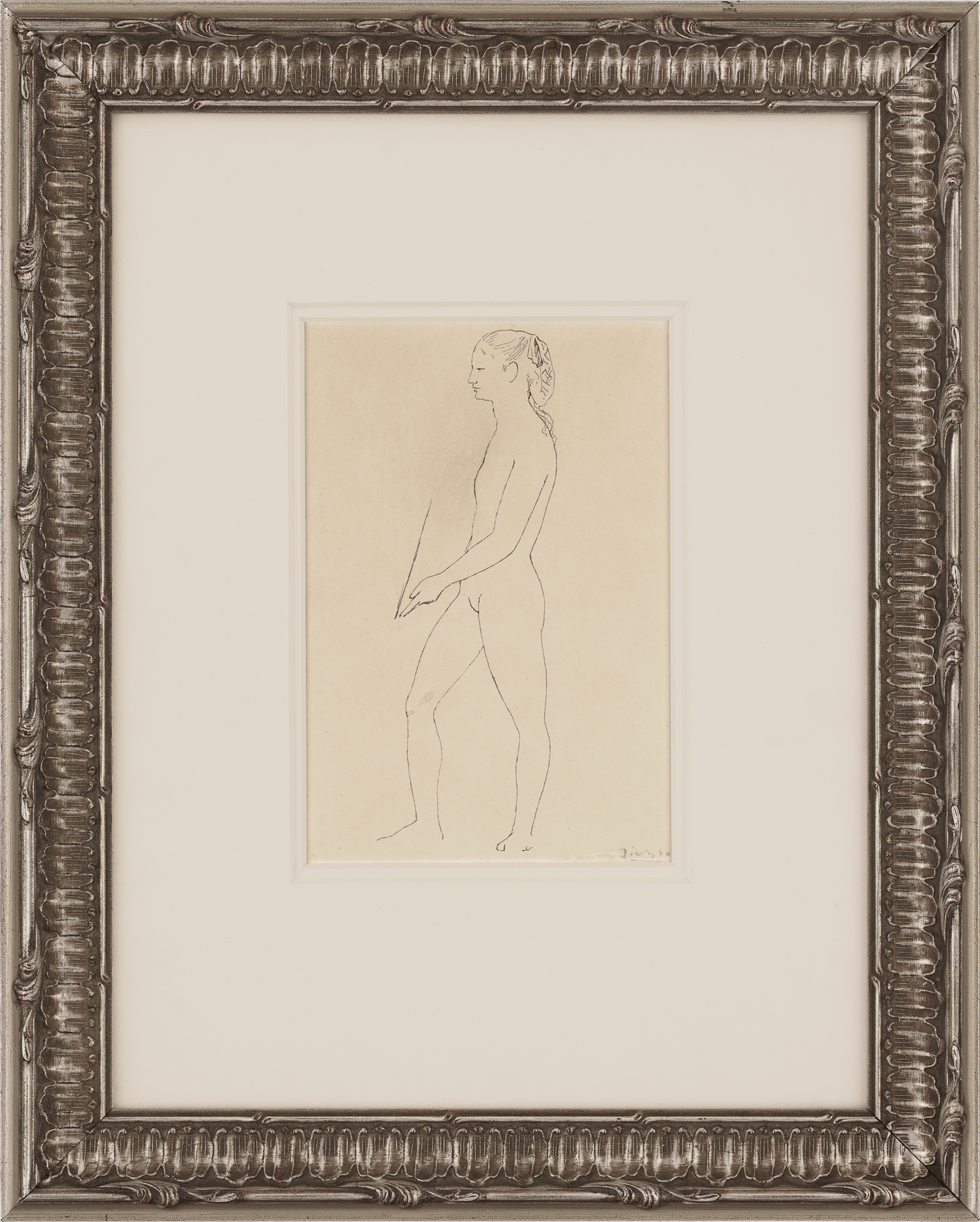 Nu tenant un miroir by Pablo Picasso