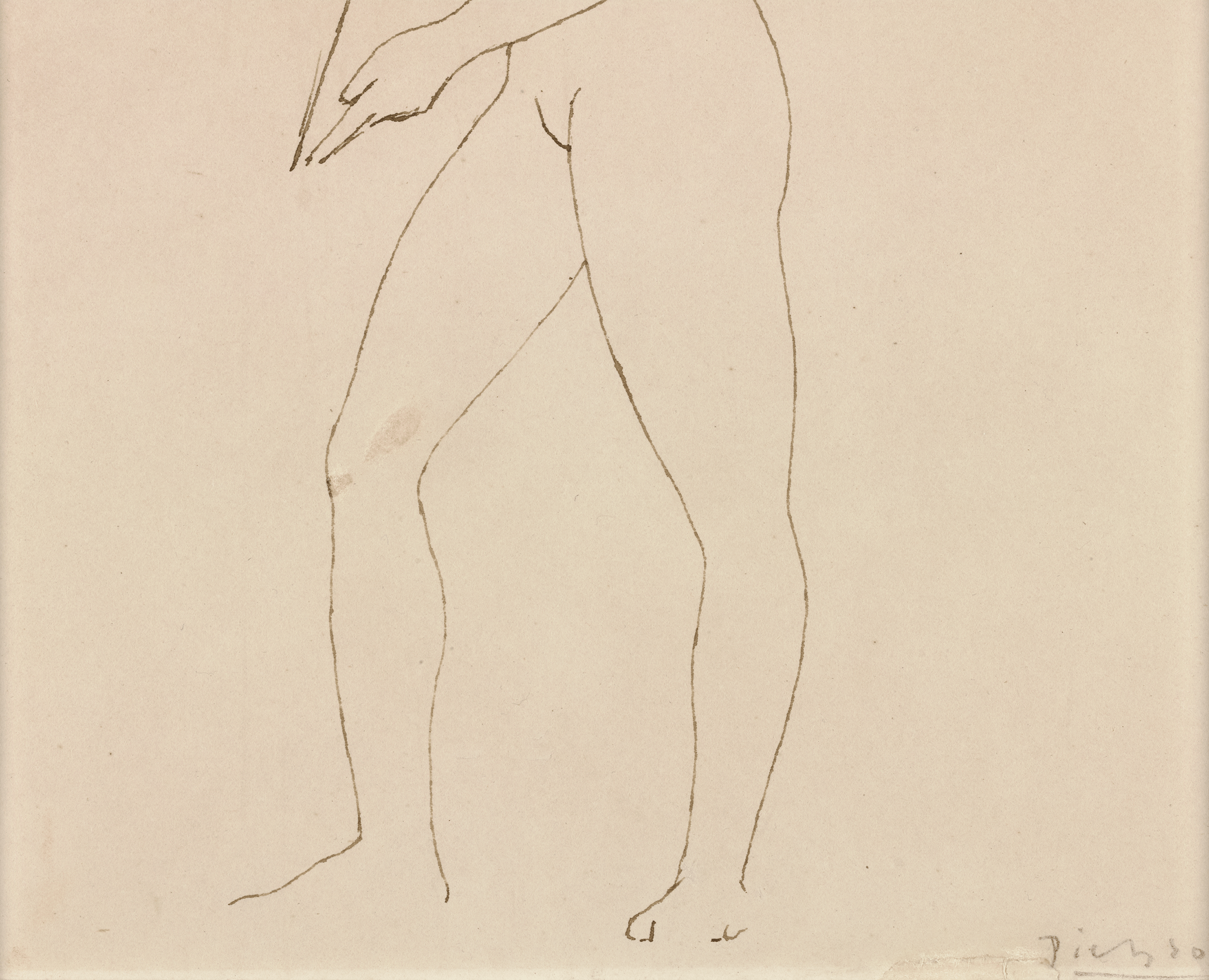 Nu tenant un miroir by Pablo Picasso