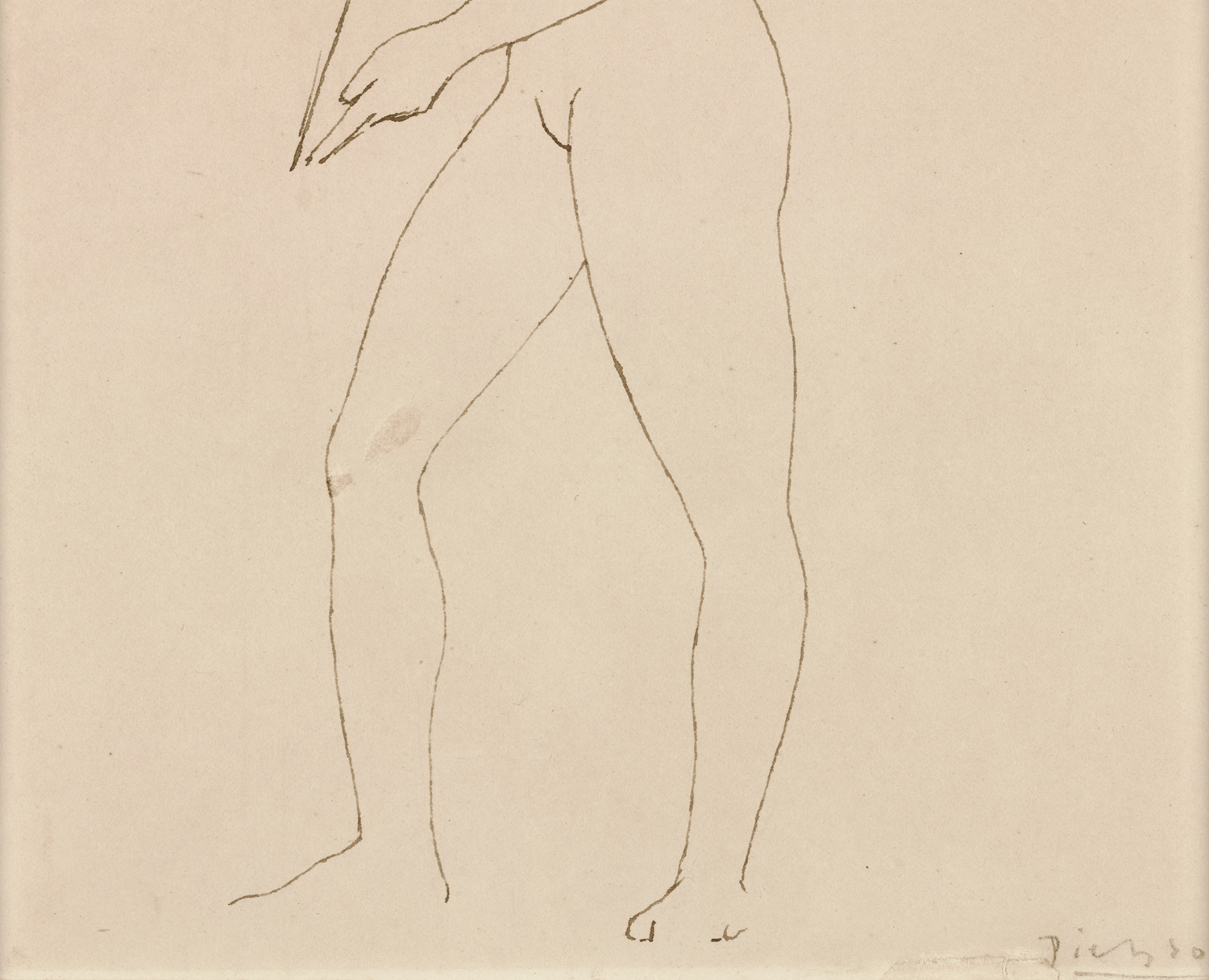 Nu tenant un miroir by Pablo Picasso