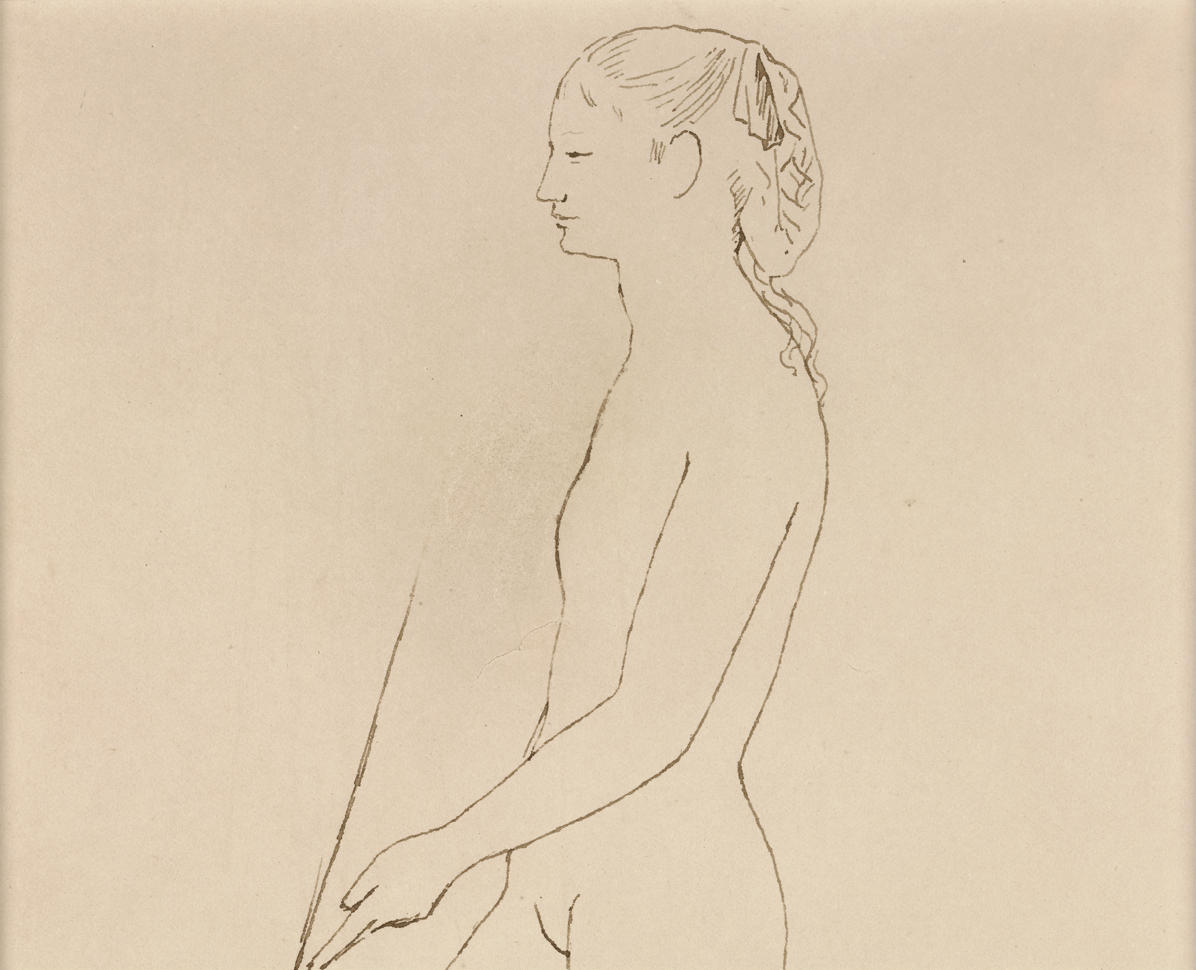 Nu tenant un miroir by Pablo Picasso