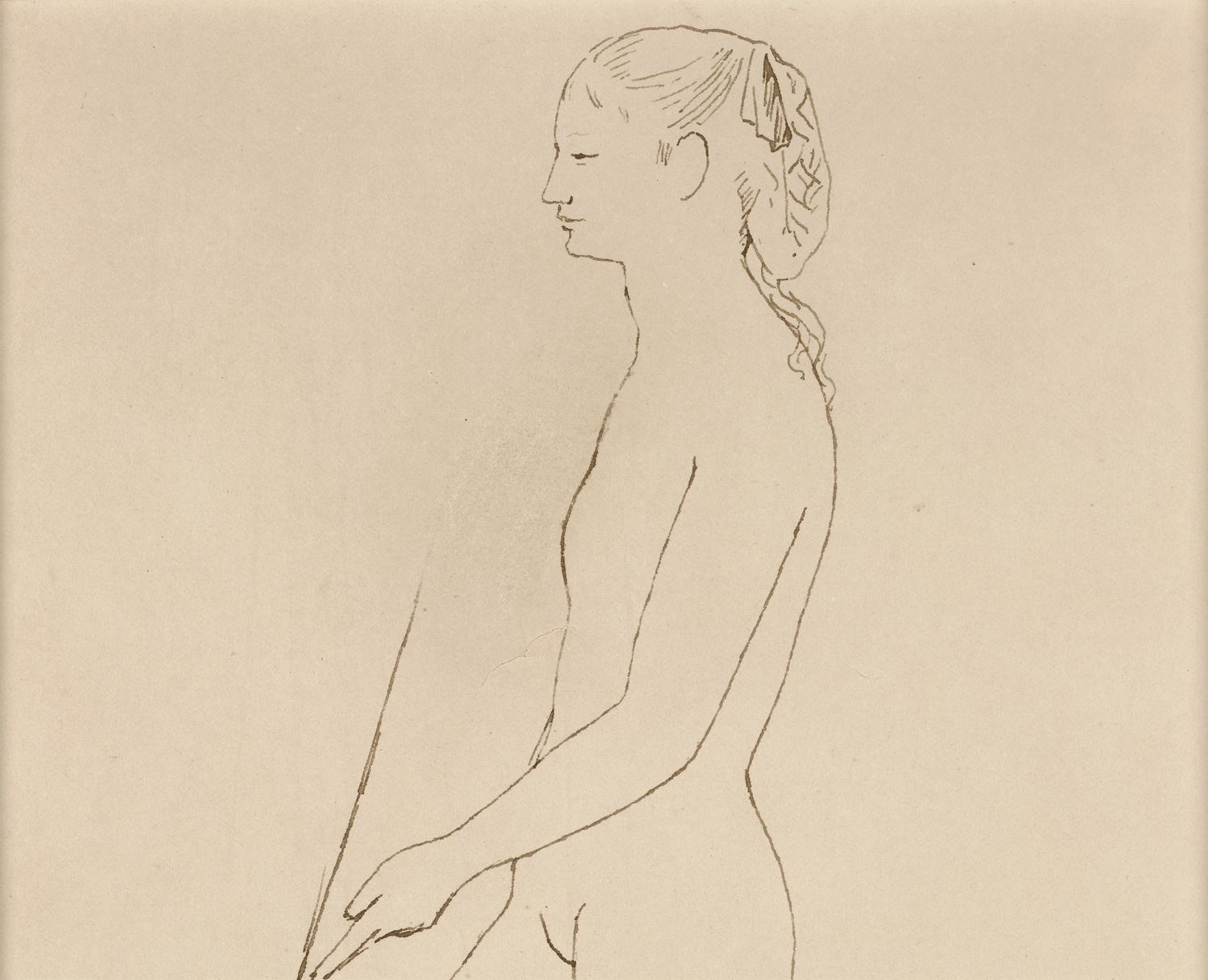 Nu tenant un miroir by Pablo Picasso