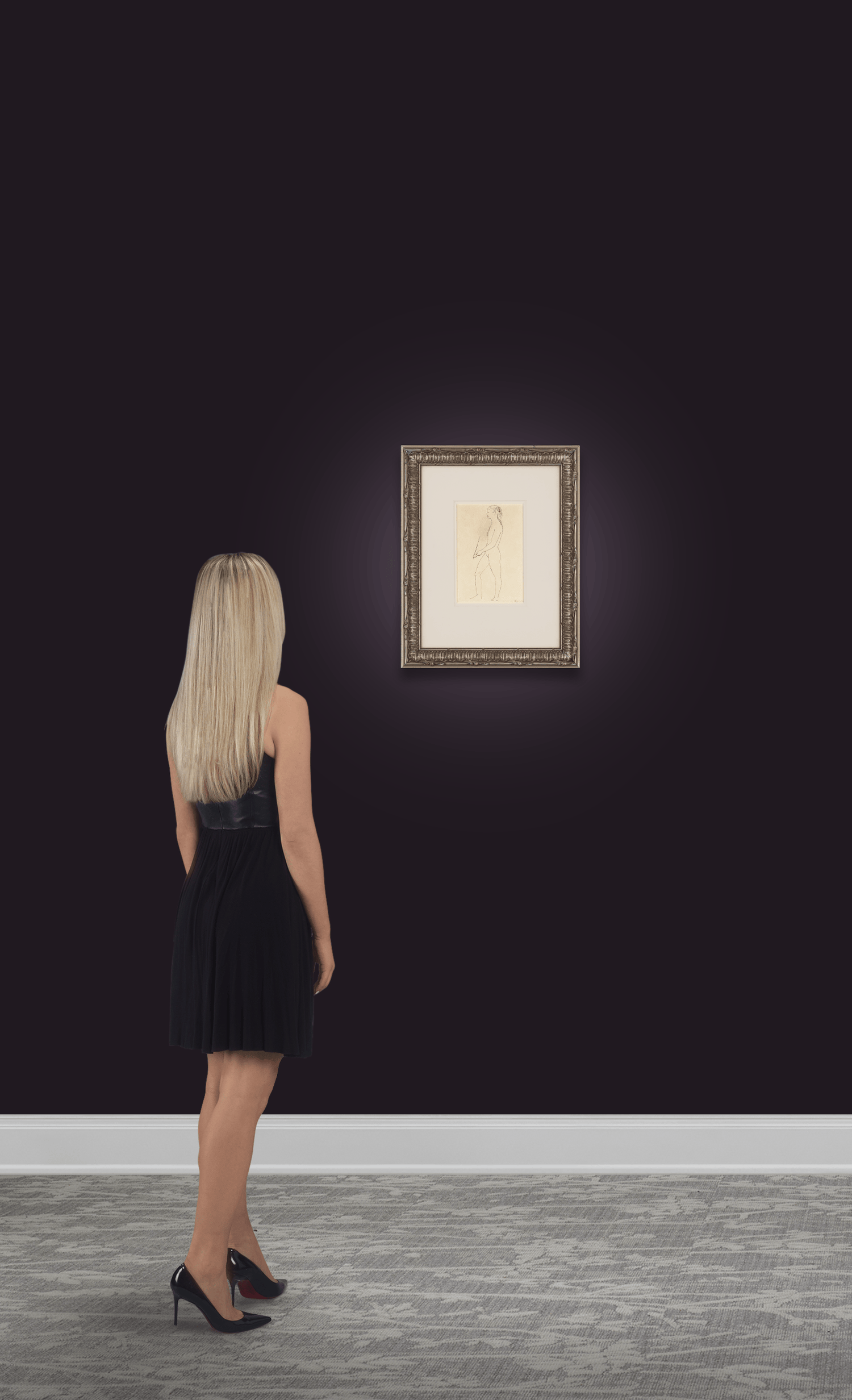 Nu tenant un miroir by Pablo Picasso