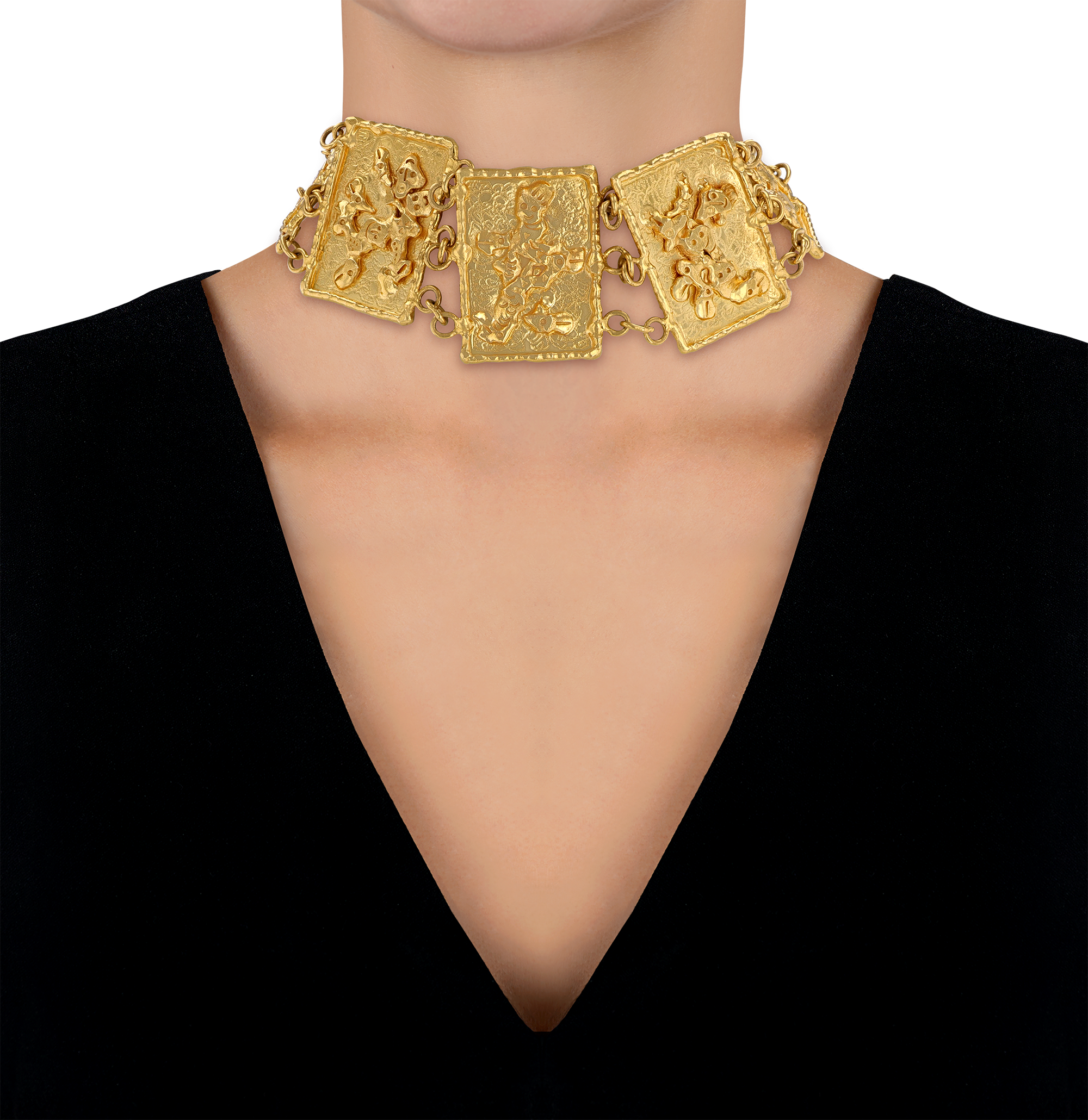 Jean Mahie Charming Monsters Gold Necklace