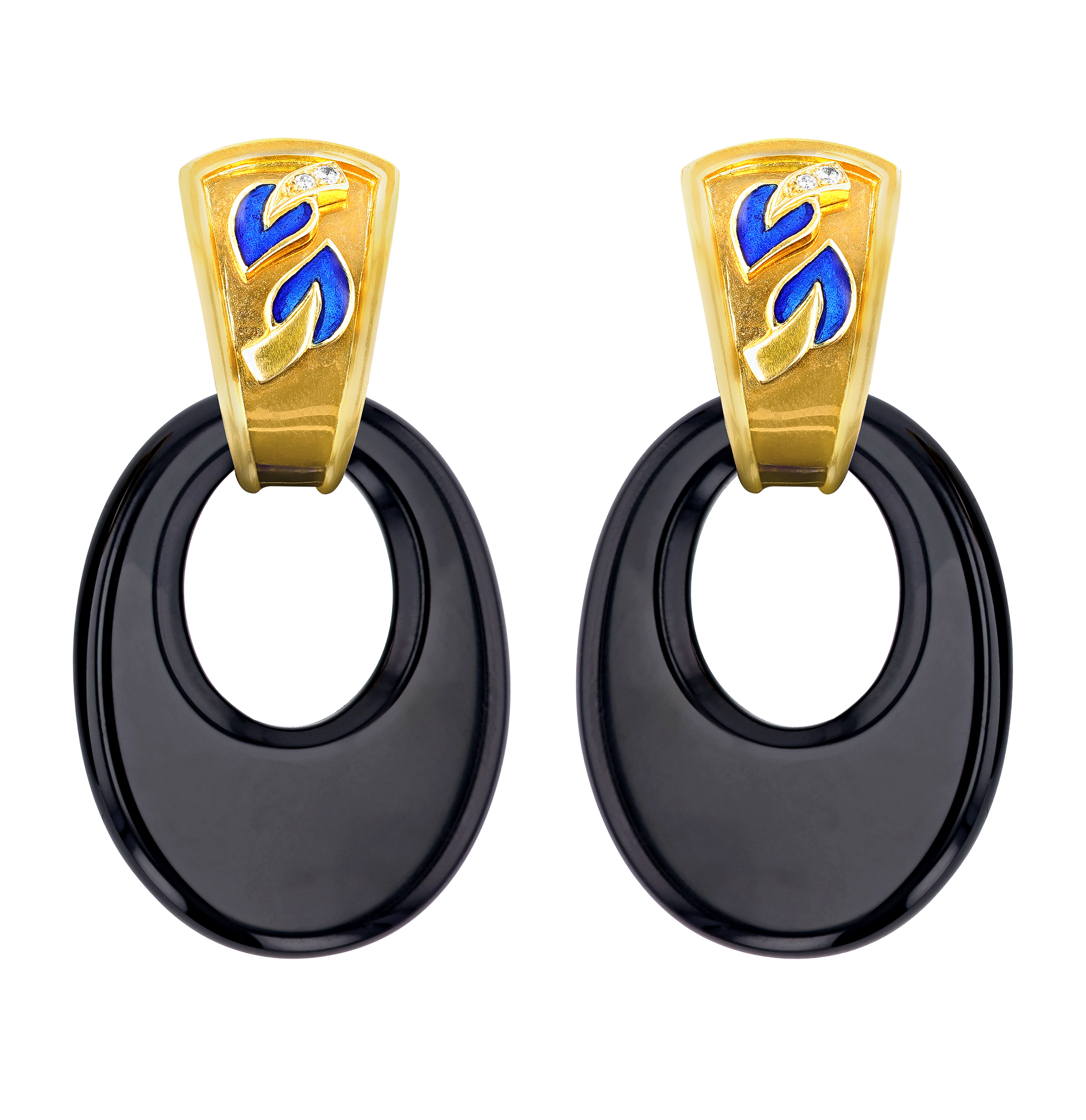 Van Cleef & Arpels Lapis Lazuli Interchangeable Earrings