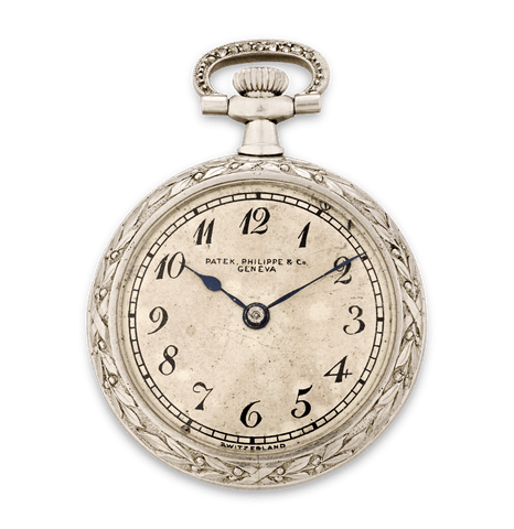 Patek Philippe Platinum Pendant Watch