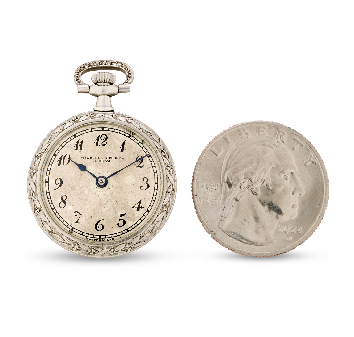 Patek Philippe Platinum Pendant Watch