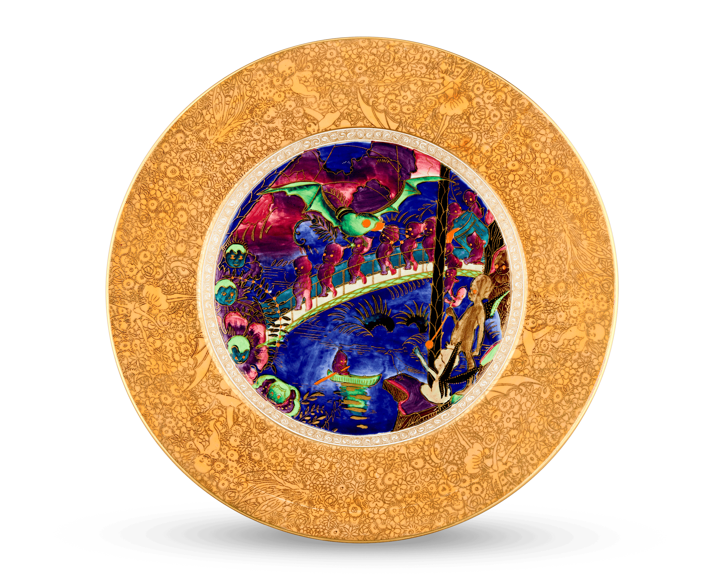 Wedgwood Fairyland Lustre Plate | M.S. Rau