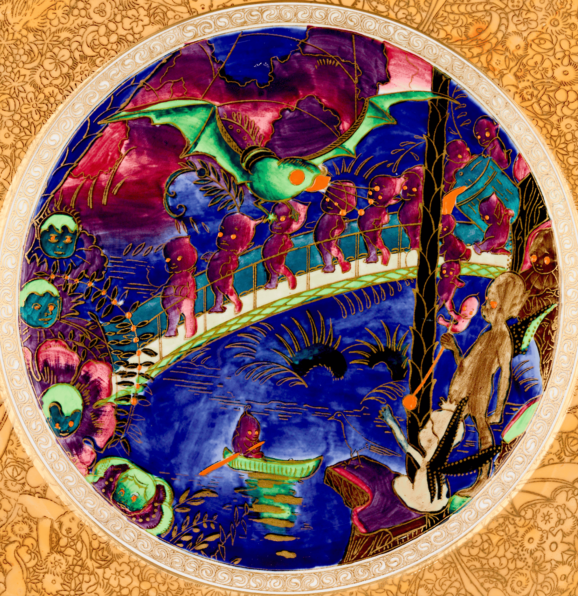Wedgwood Fairyland Lustre Plate
