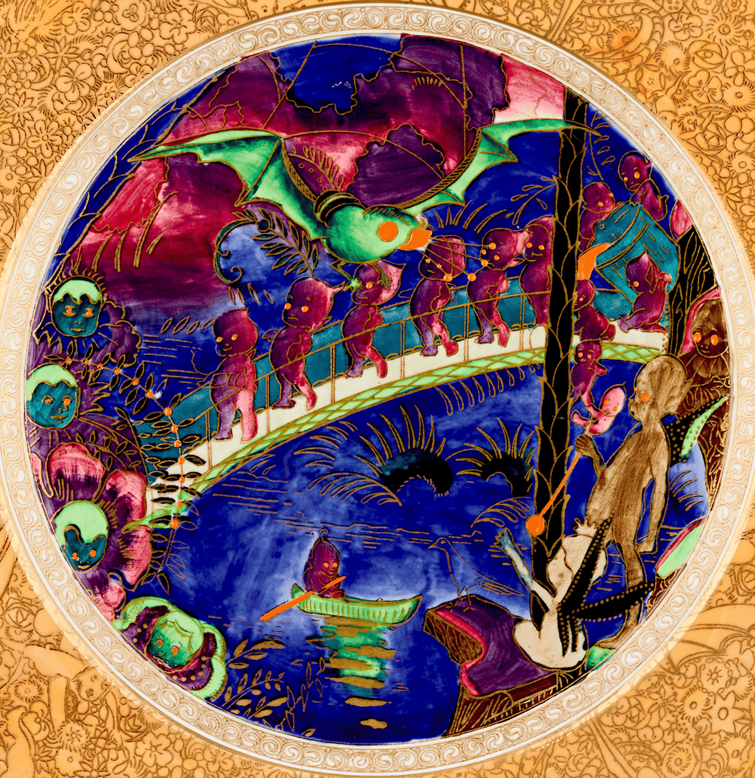 Wedgwood Fairyland Lustre Plate
