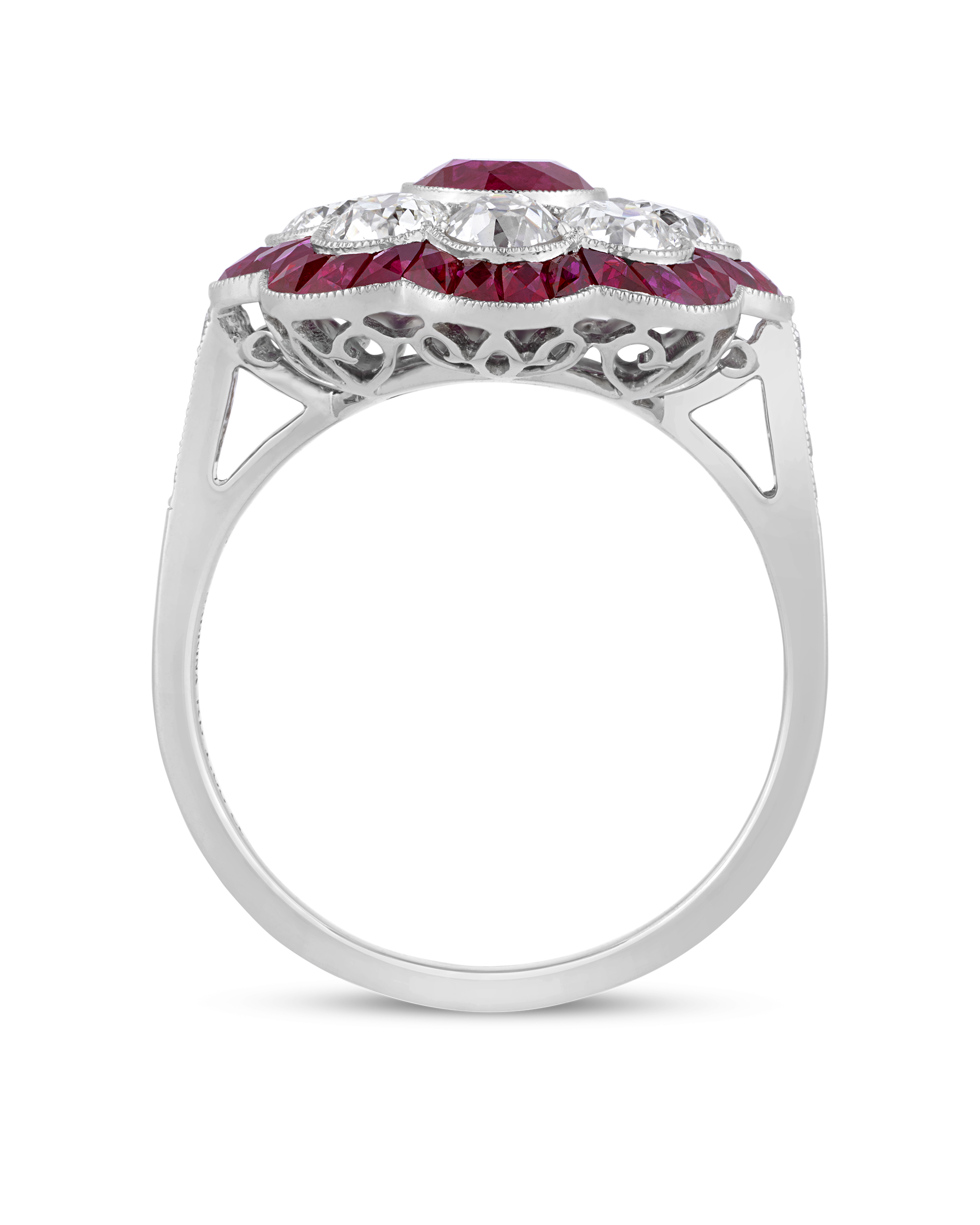 Floral Ruby Ring, 2.26 Carats