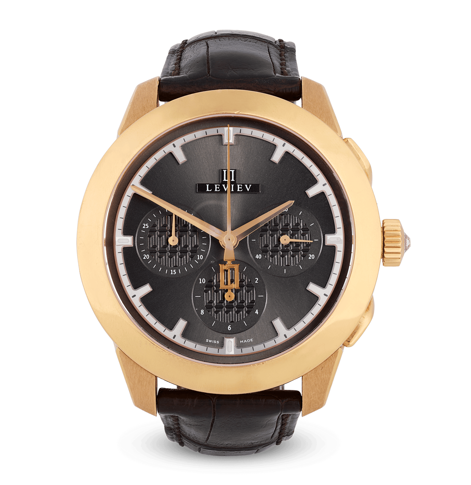 Leviev Rose Gold Flyback Chronograph Watch