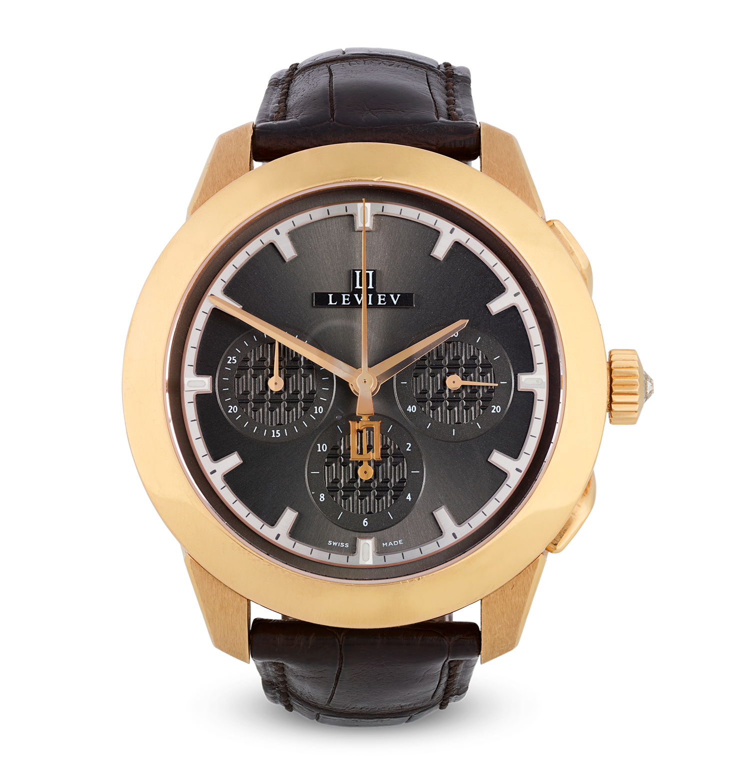 Leviev Rose Gold Flyback Chronograph Watch