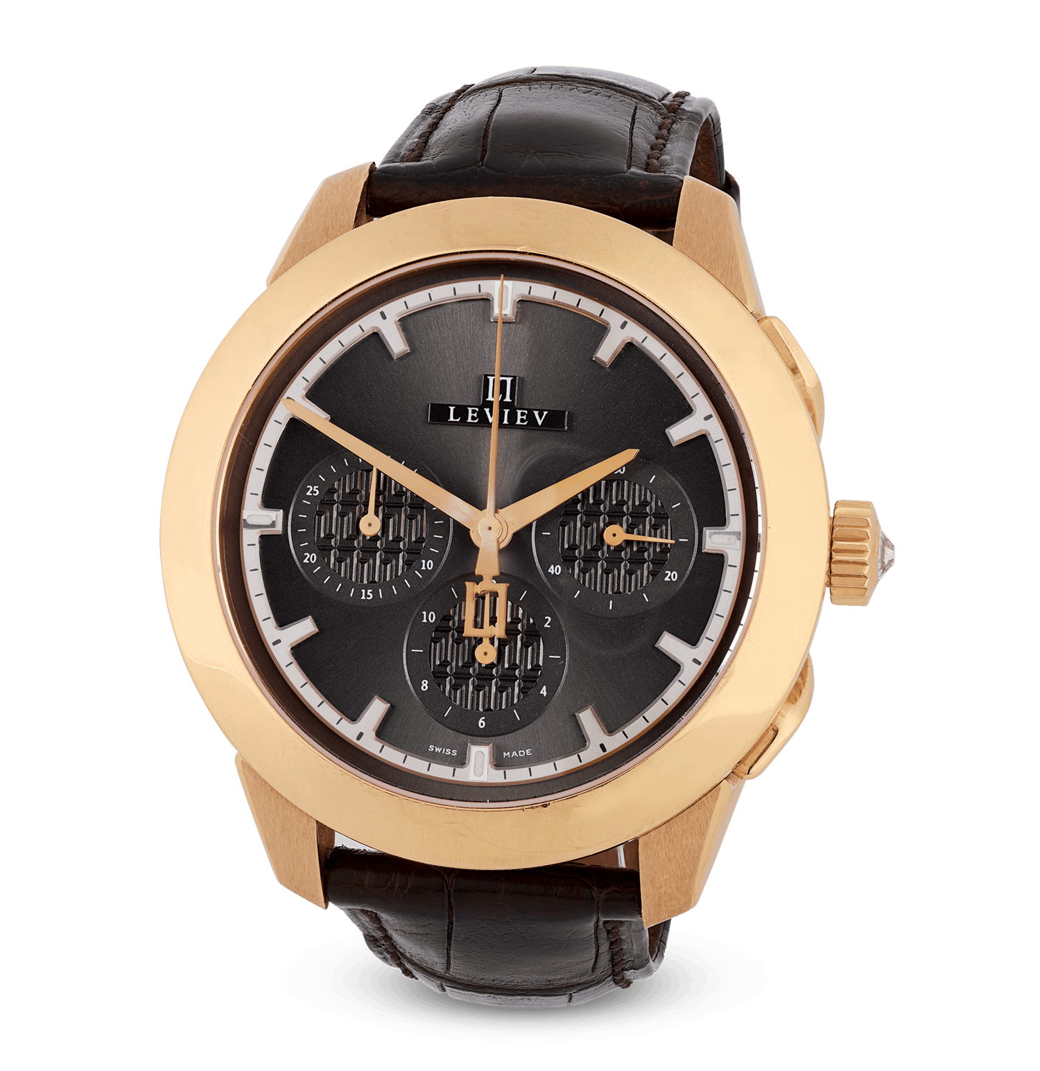 Leviev Rose Gold Flyback Chronograph Watch