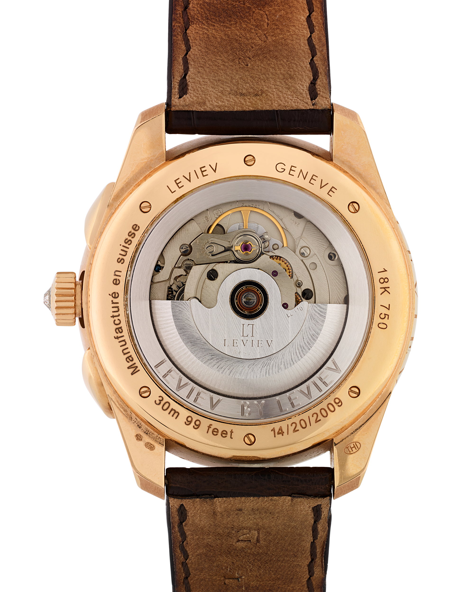 Leviev Rose Gold Flyback Chronograph Watch