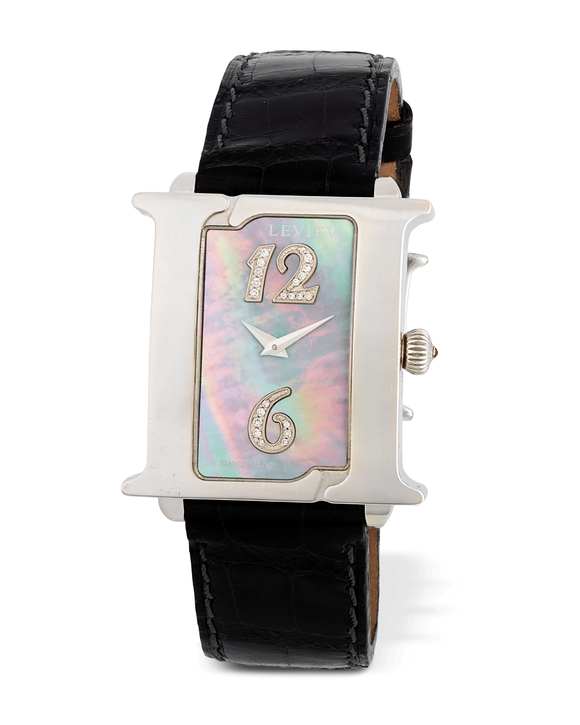 Leviev Double Elle White Gold Watch