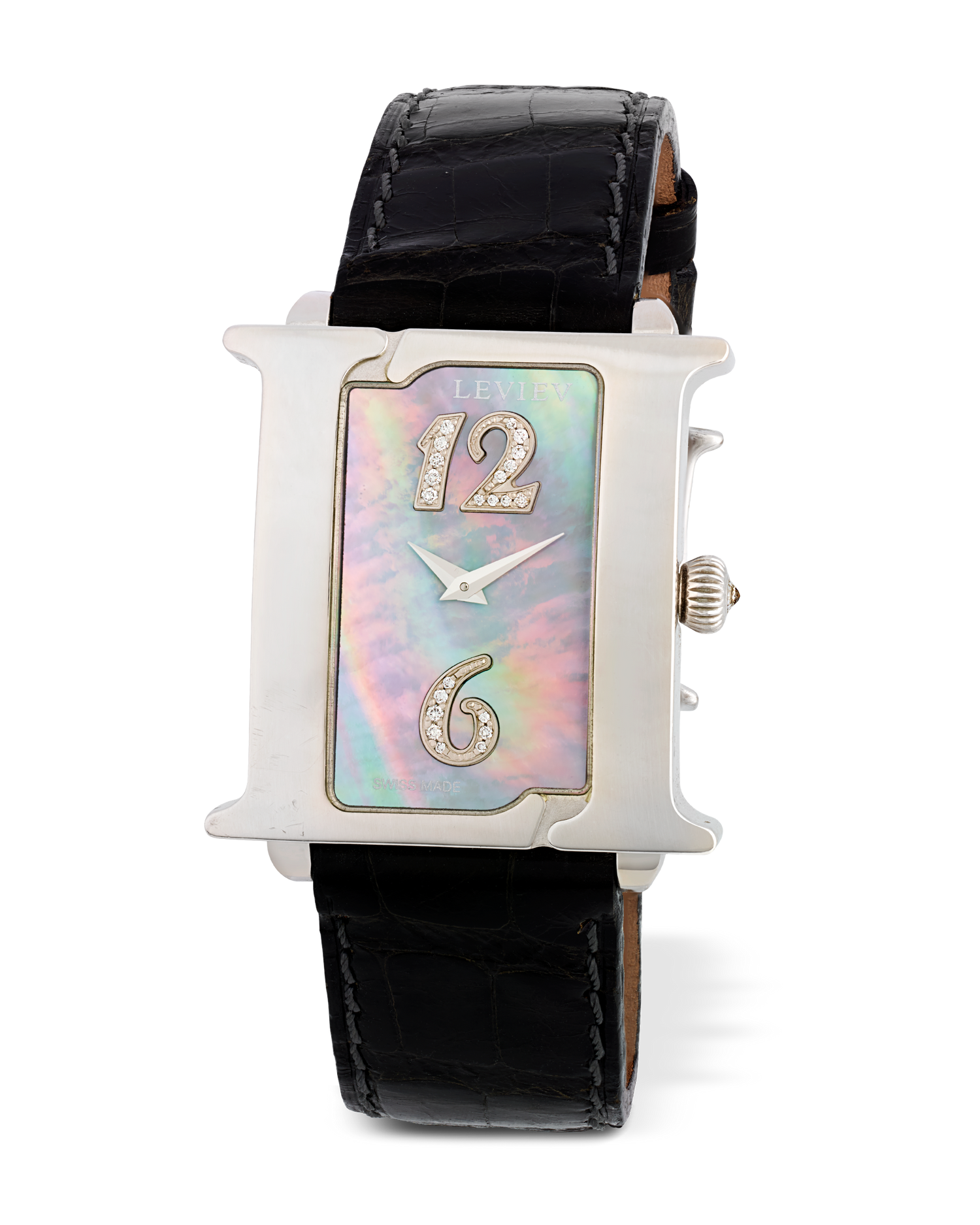 Leviev Double Elle White Gold Watch