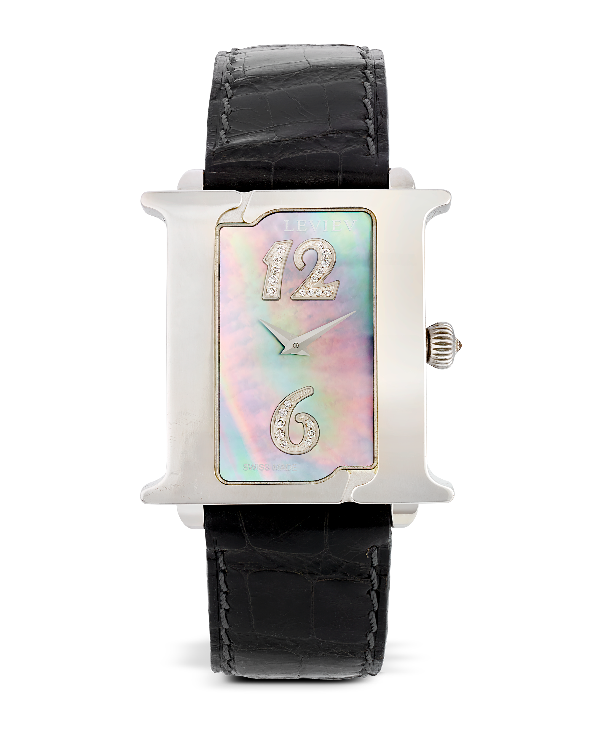 Leviev Double Elle White Gold Watch