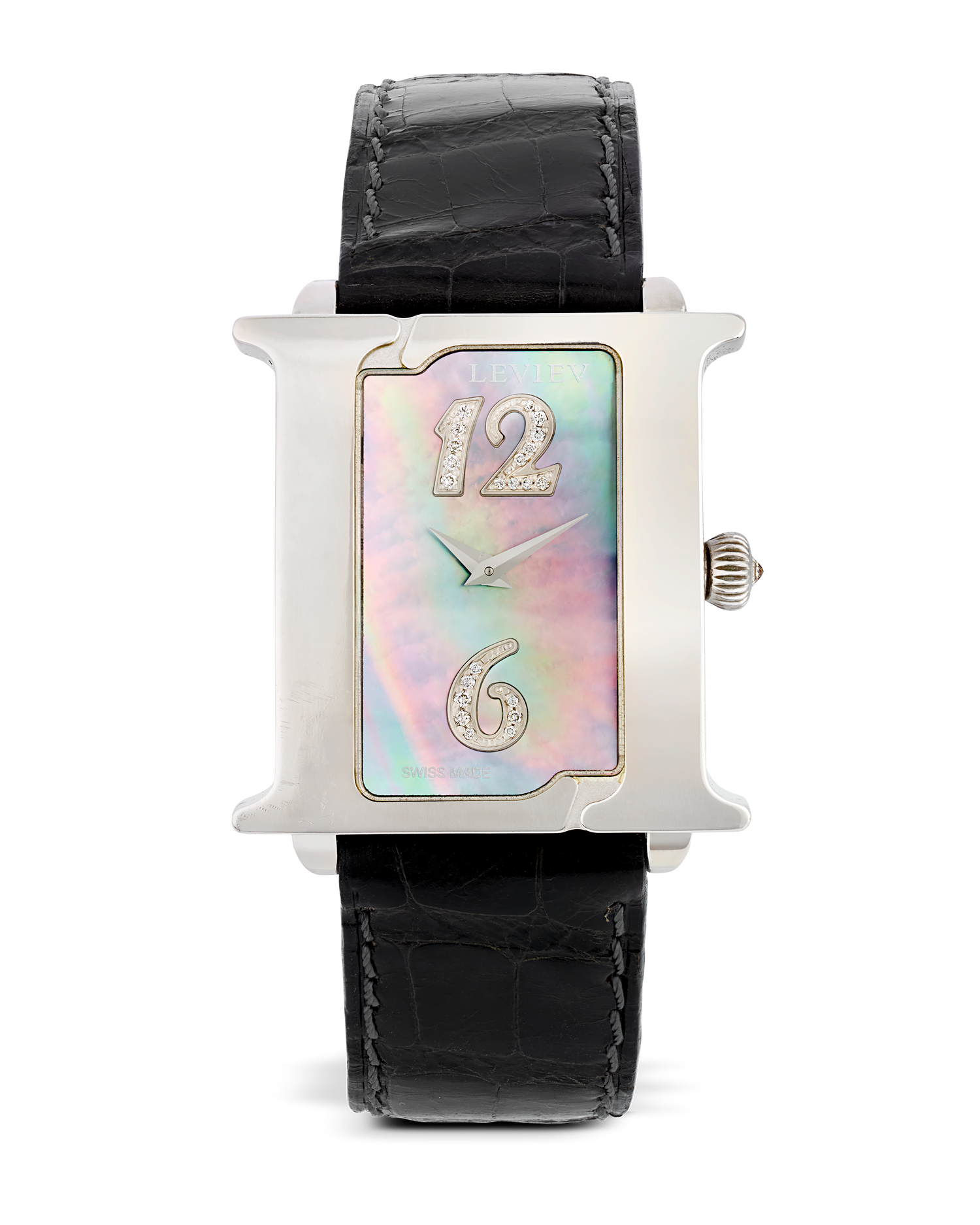 Leviev Double Elle White Gold Watch