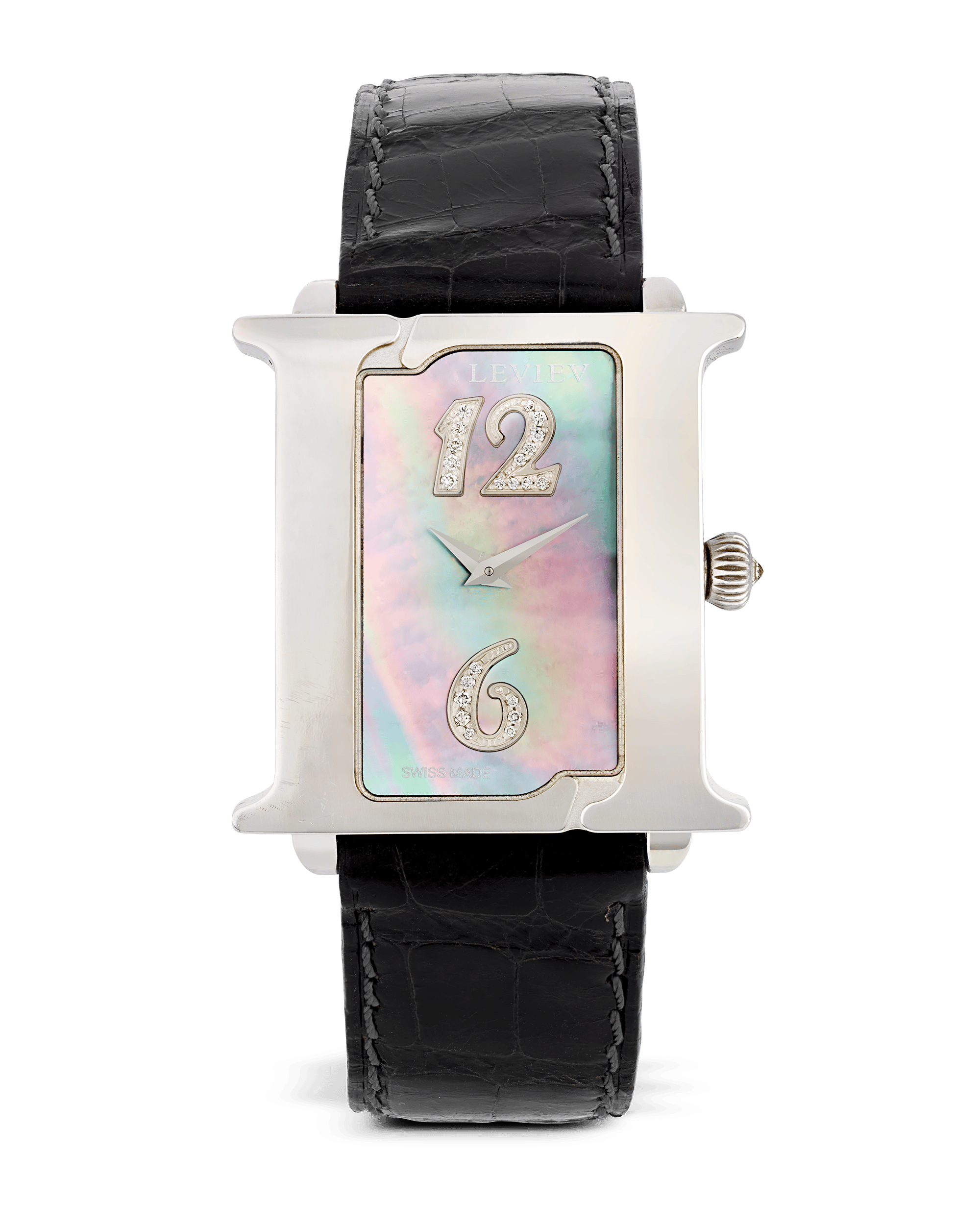Leviev Double Elle White Gold Watch