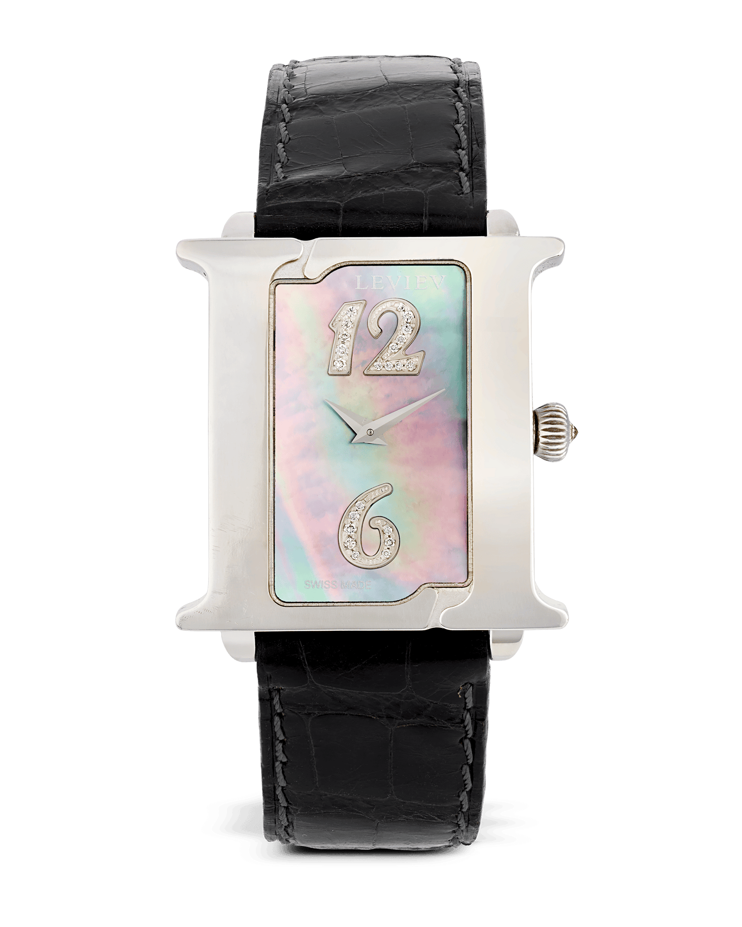 Leviev Double Elle White Gold Watch