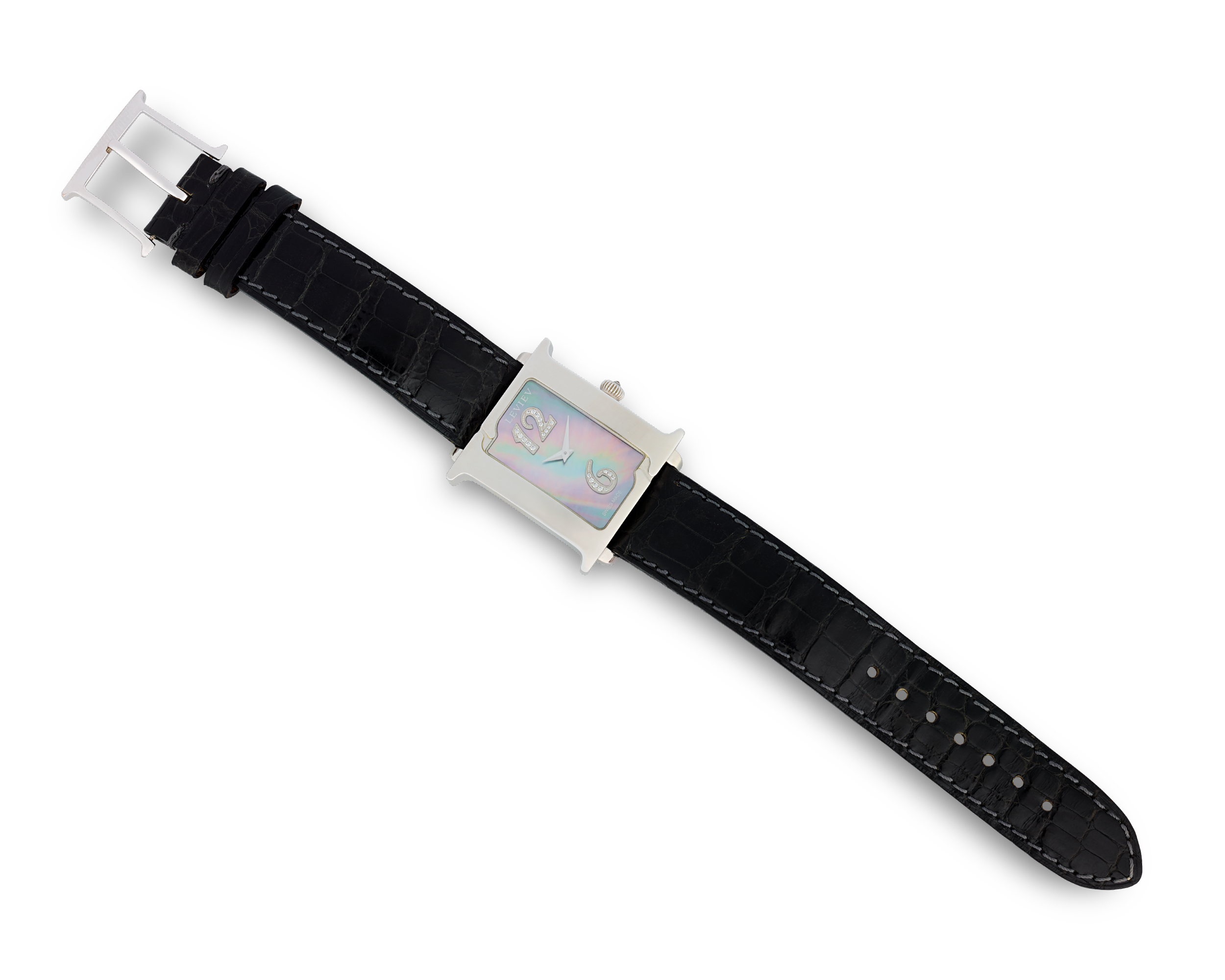 Leviev Double Elle White Gold Watch