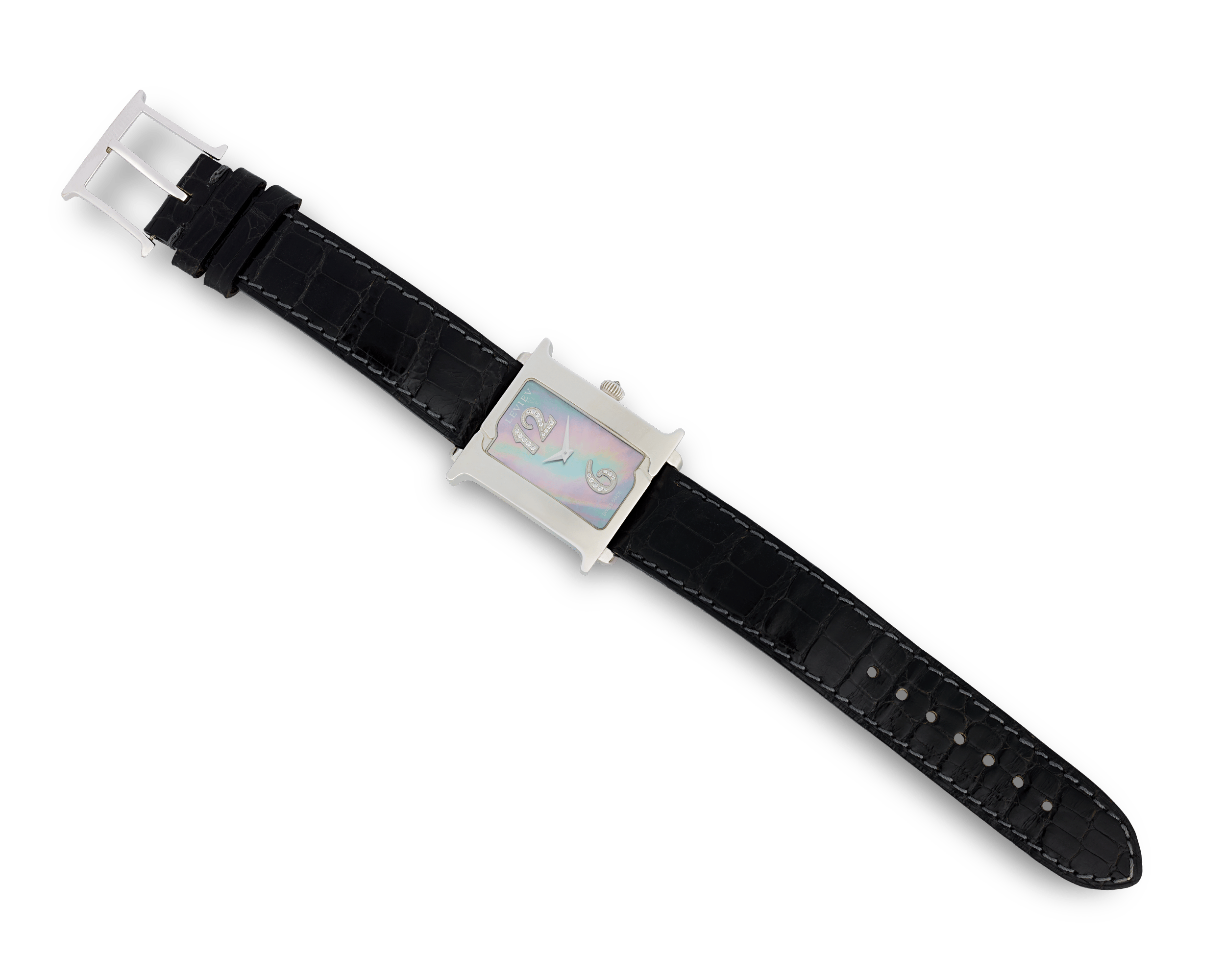 Leviev Double Elle White Gold Watch