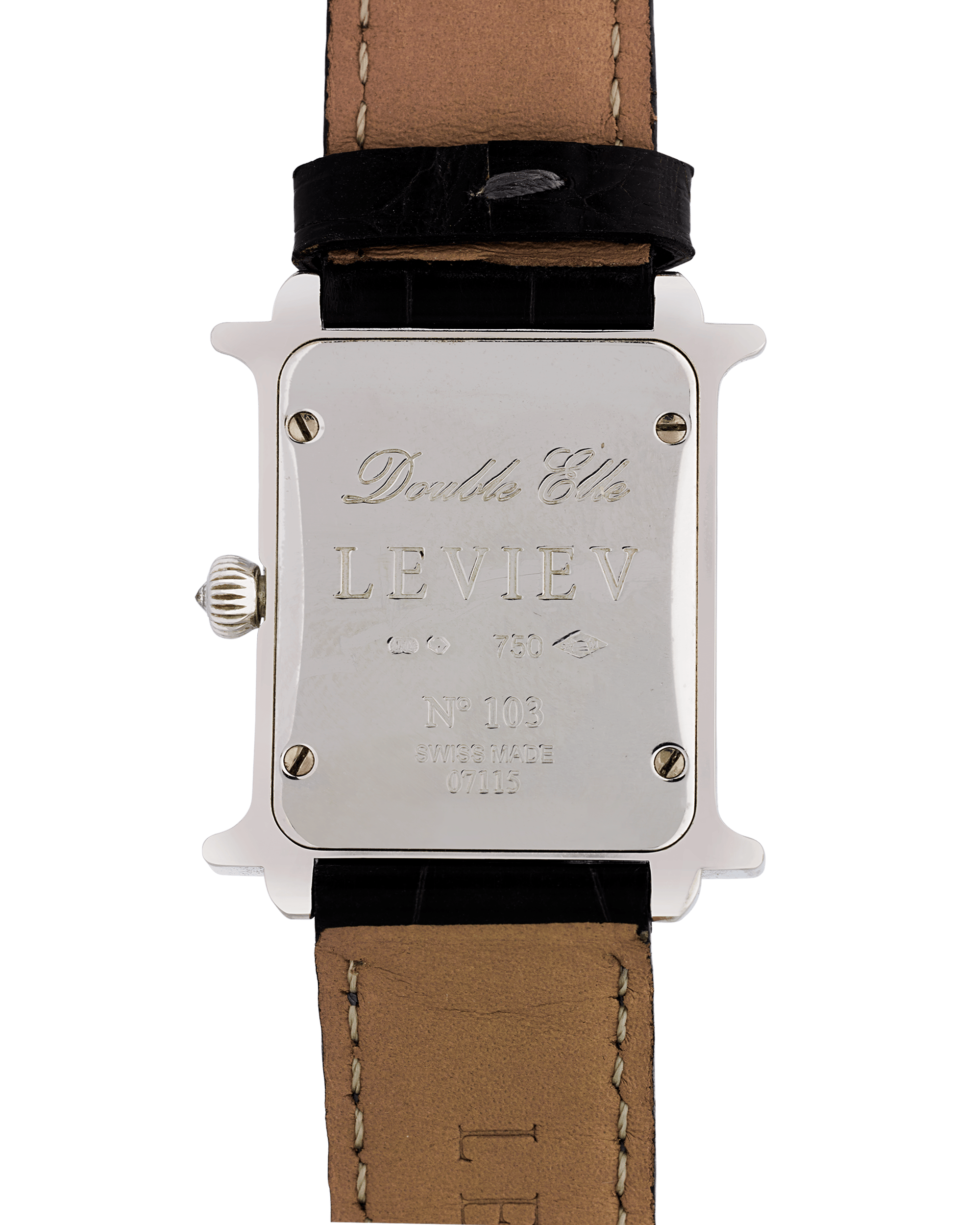 Leviev Double Elle White Gold Watch
