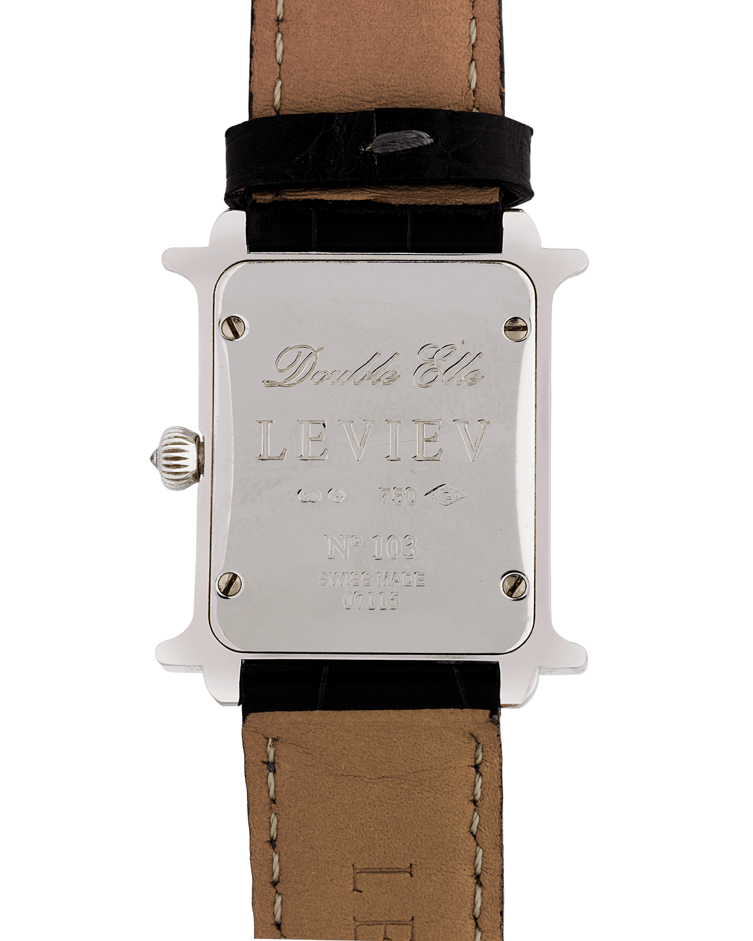 Leviev Double Elle White Gold Watch
