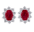 Burma Ruby Earrings, 8.39 Carats