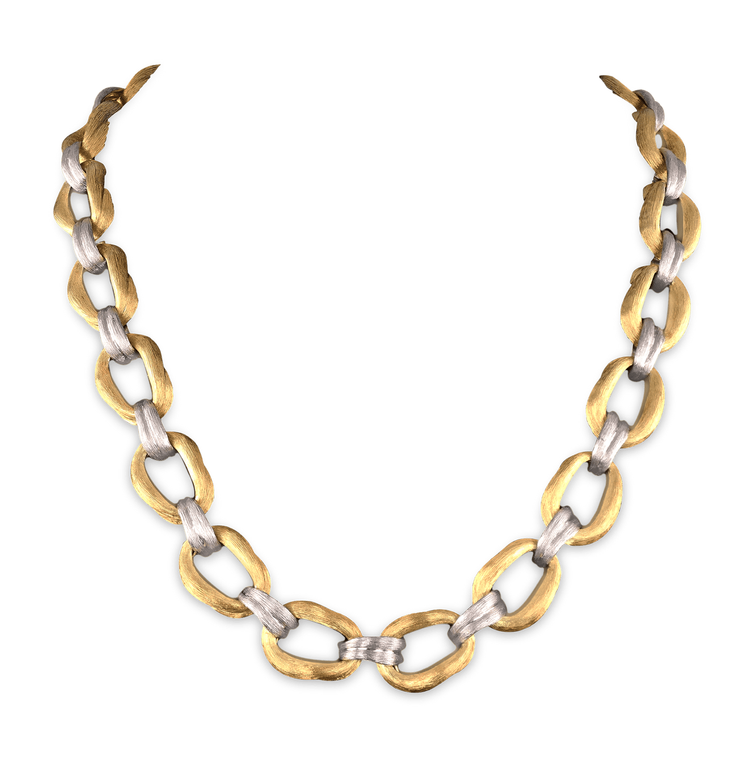 Henry Dunay Gold and Platinum Necklace