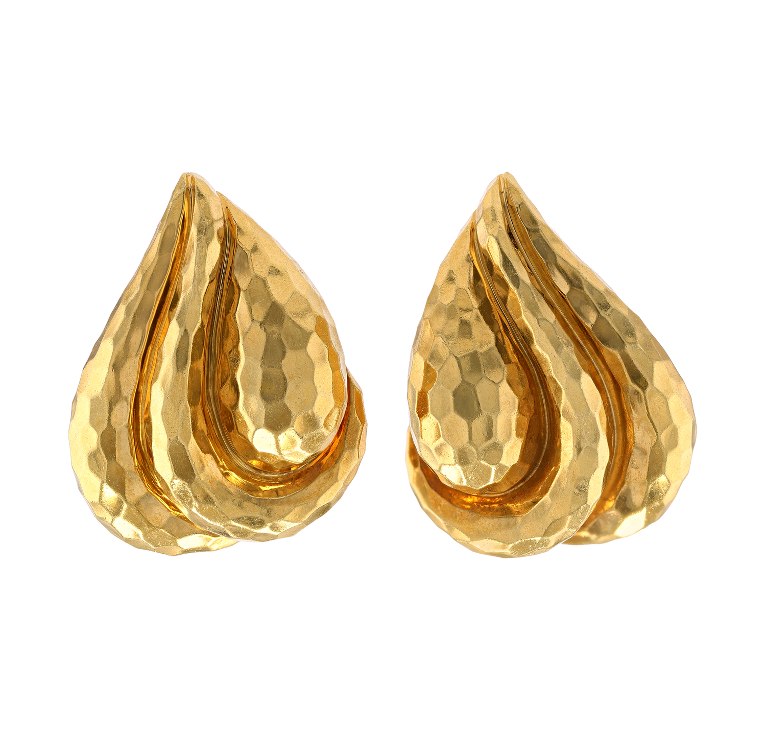 Henry Dunay Yellow Gold Earrings