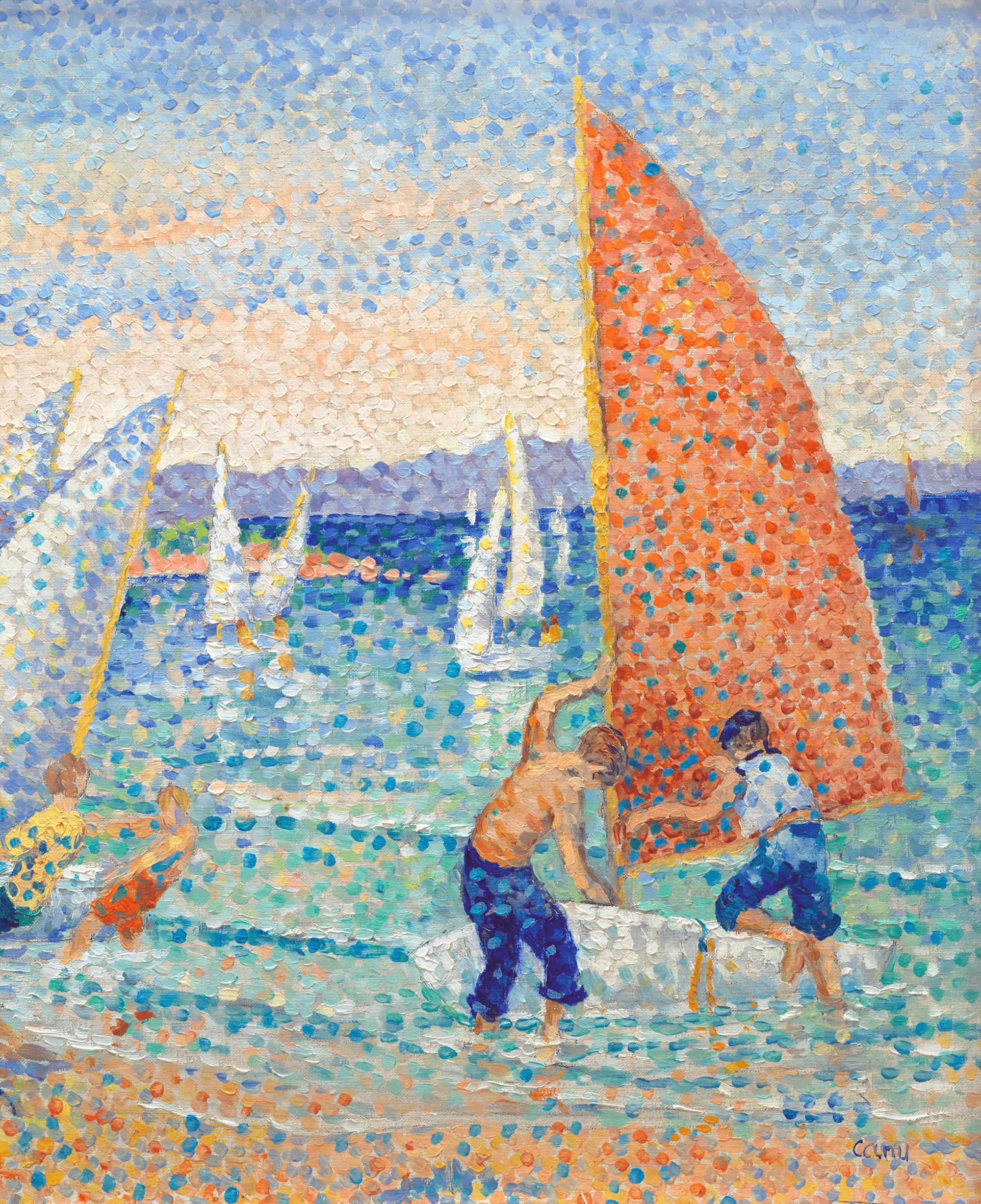 Preparations for the Regattas by Yvonne Canu