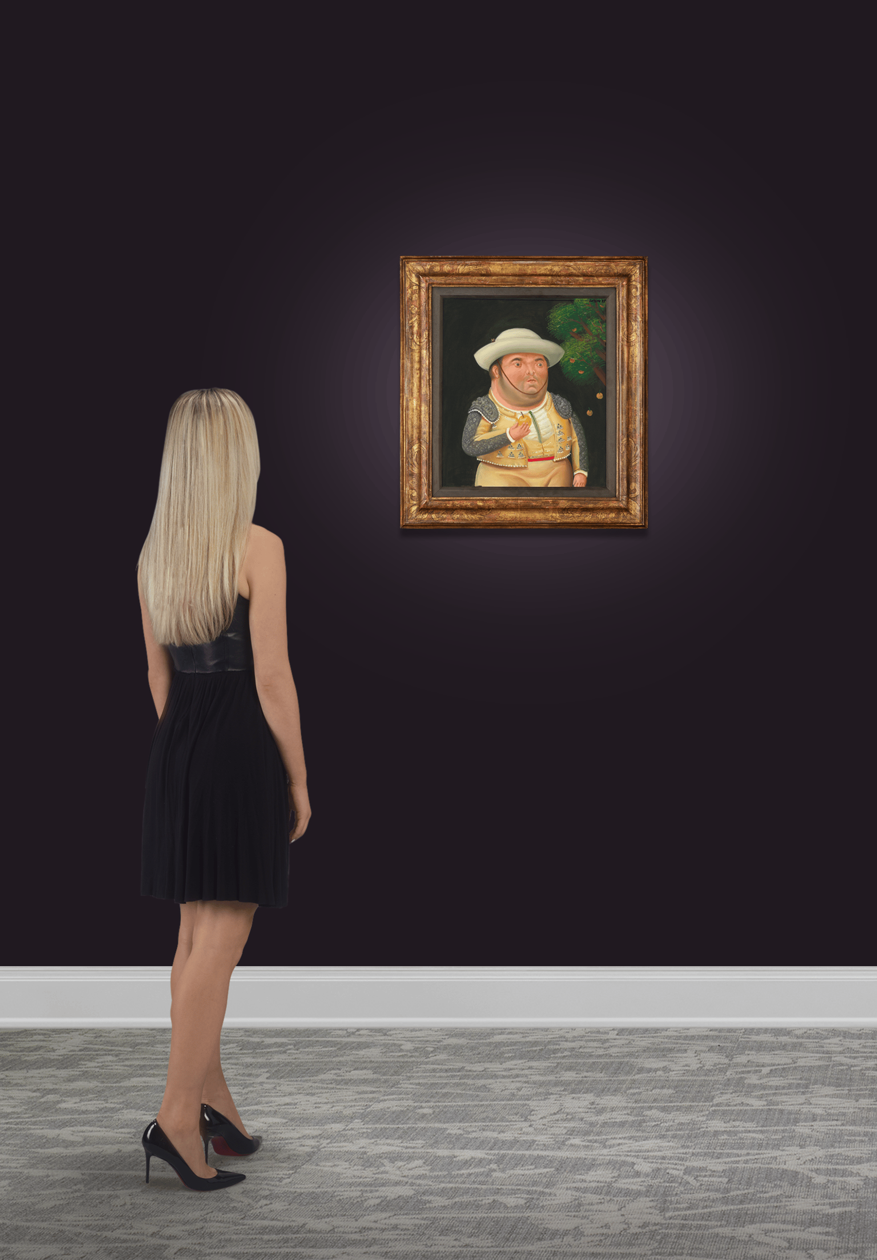 Juan Rodriguez Conejo by Fernando Botero