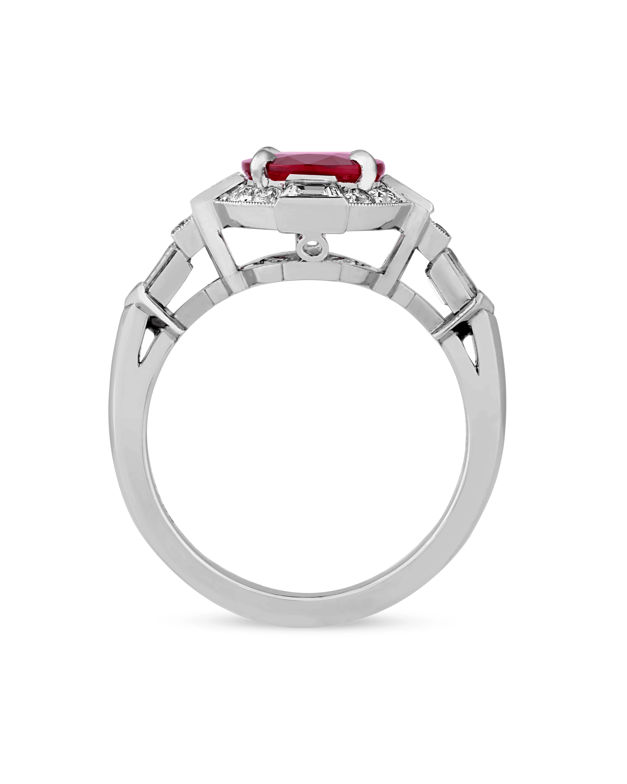 Raymond Yard Untreated Ruby Ring, 2.25 Carats