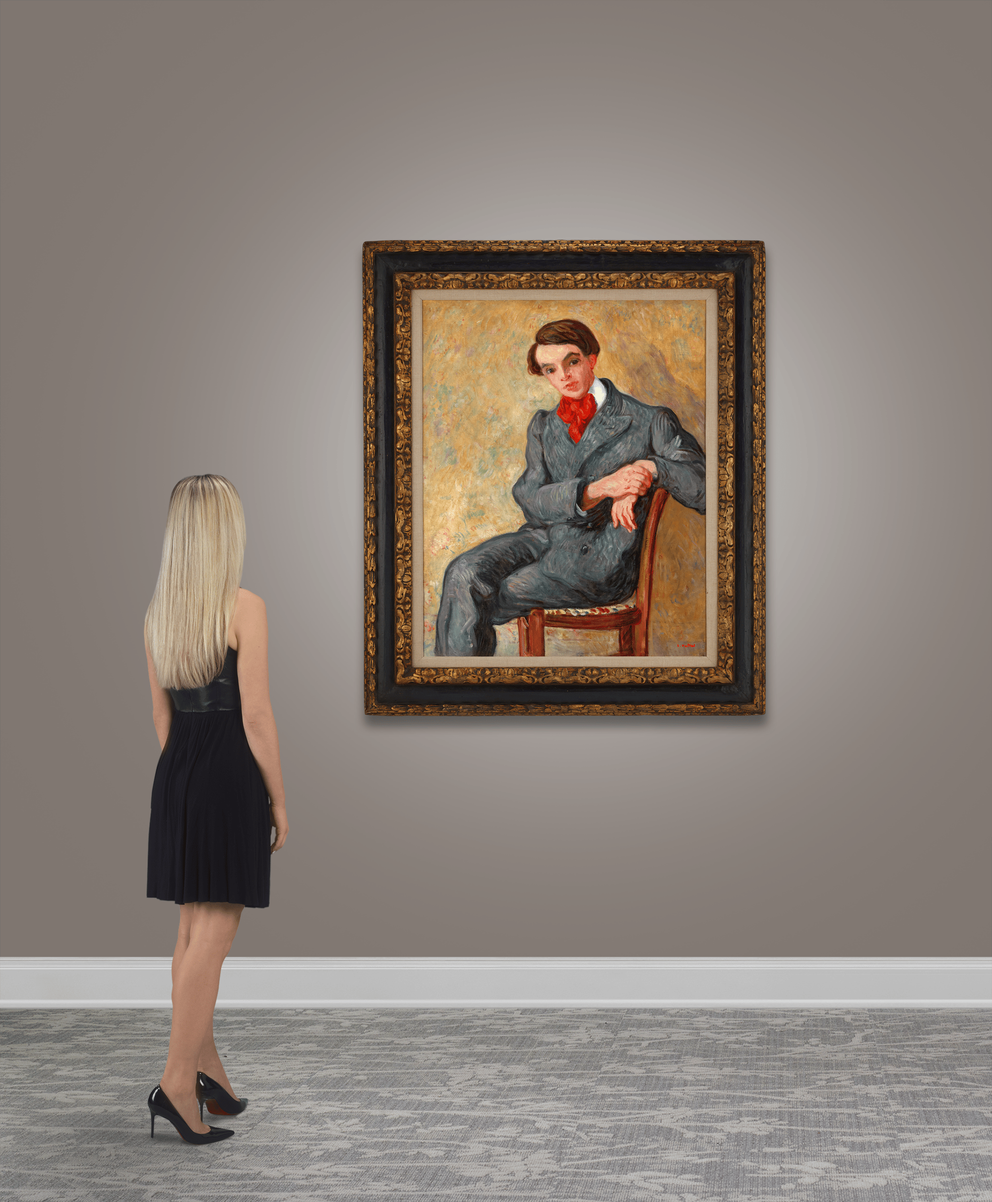 Portrait of Pierre Renoir by Louis Valtat