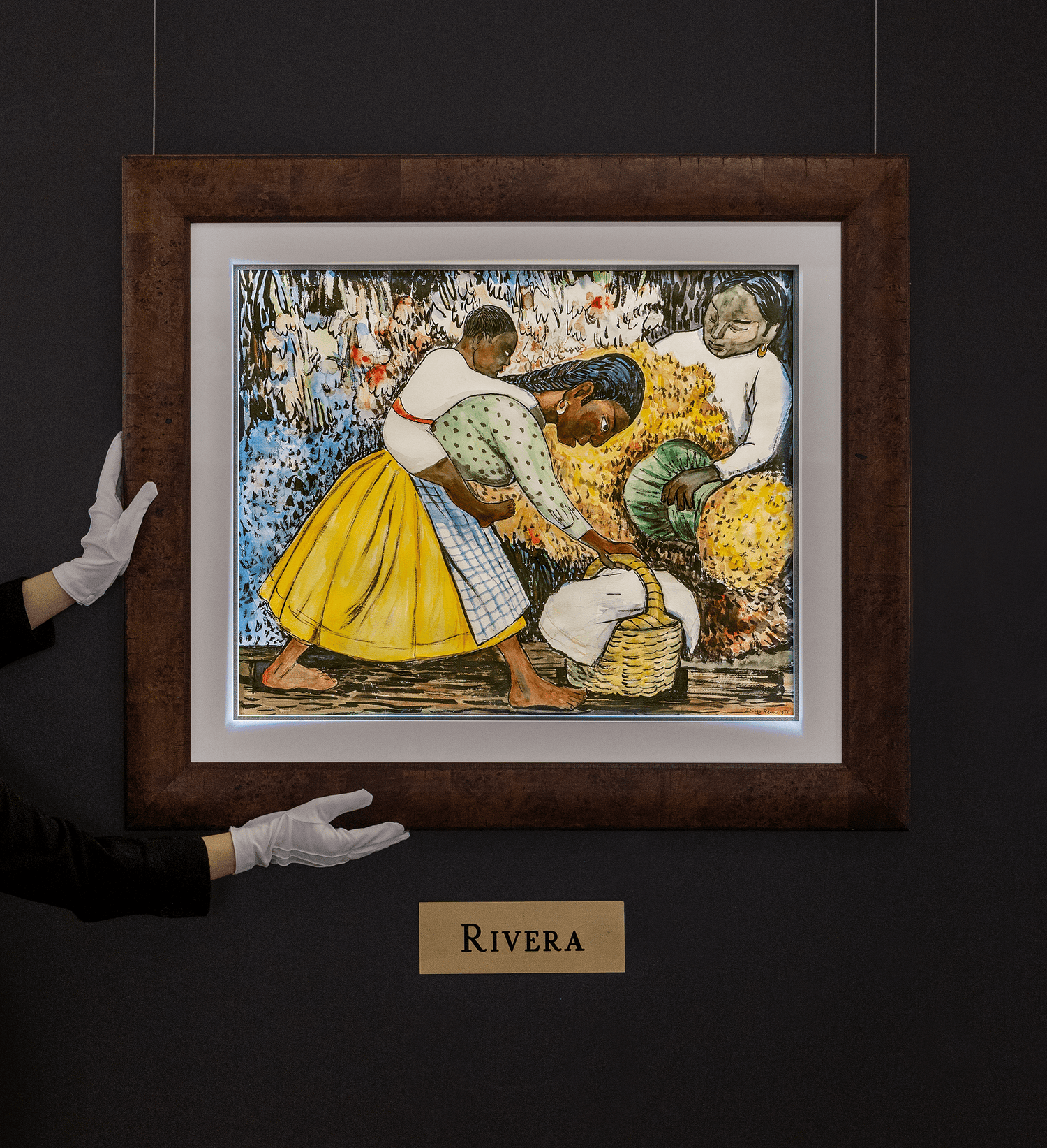 Mercado de flores (Mujer cargando un
niño) by Diego Rivera