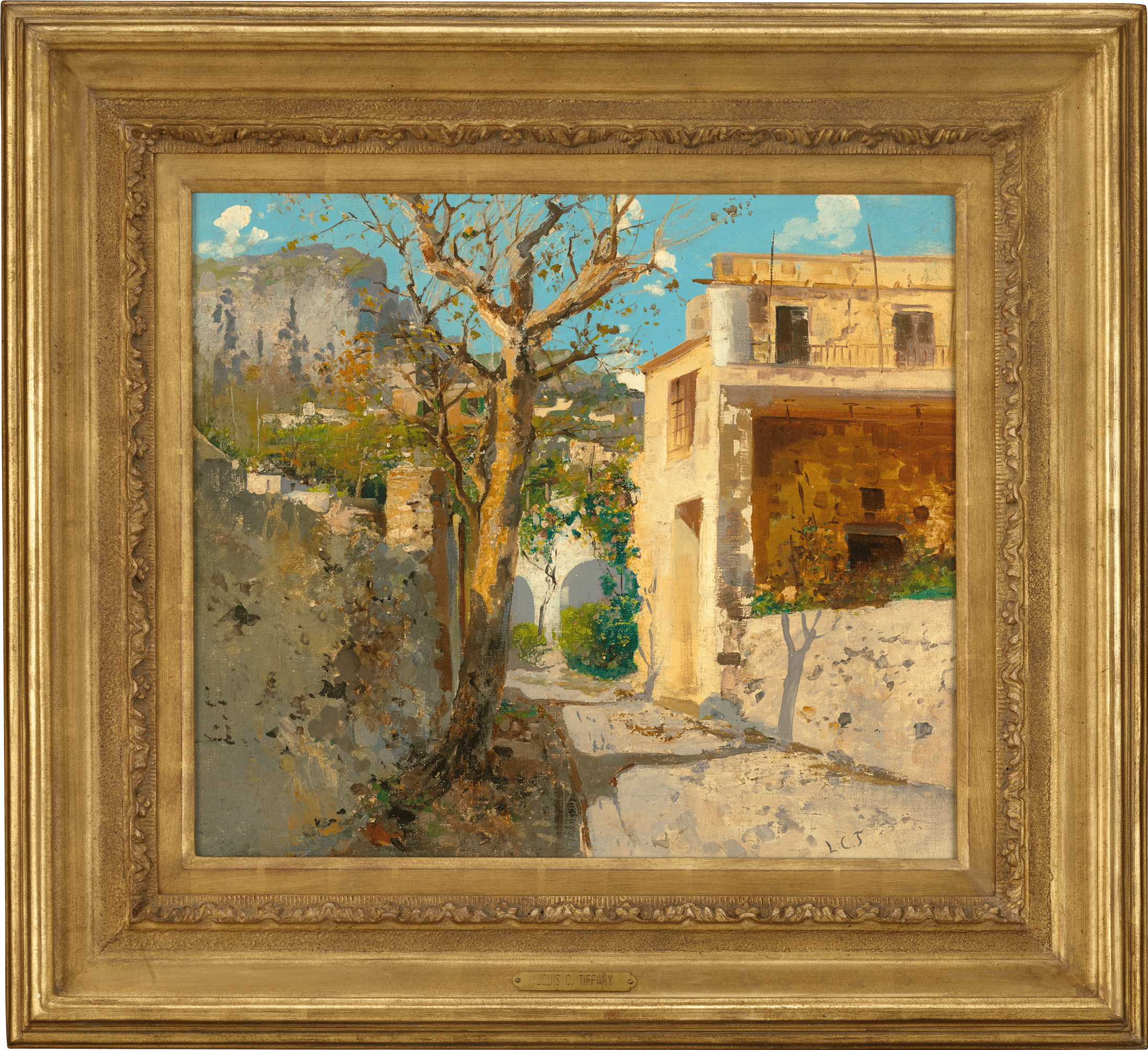 Mediterranean Scene by Louis Comfort Tiffany