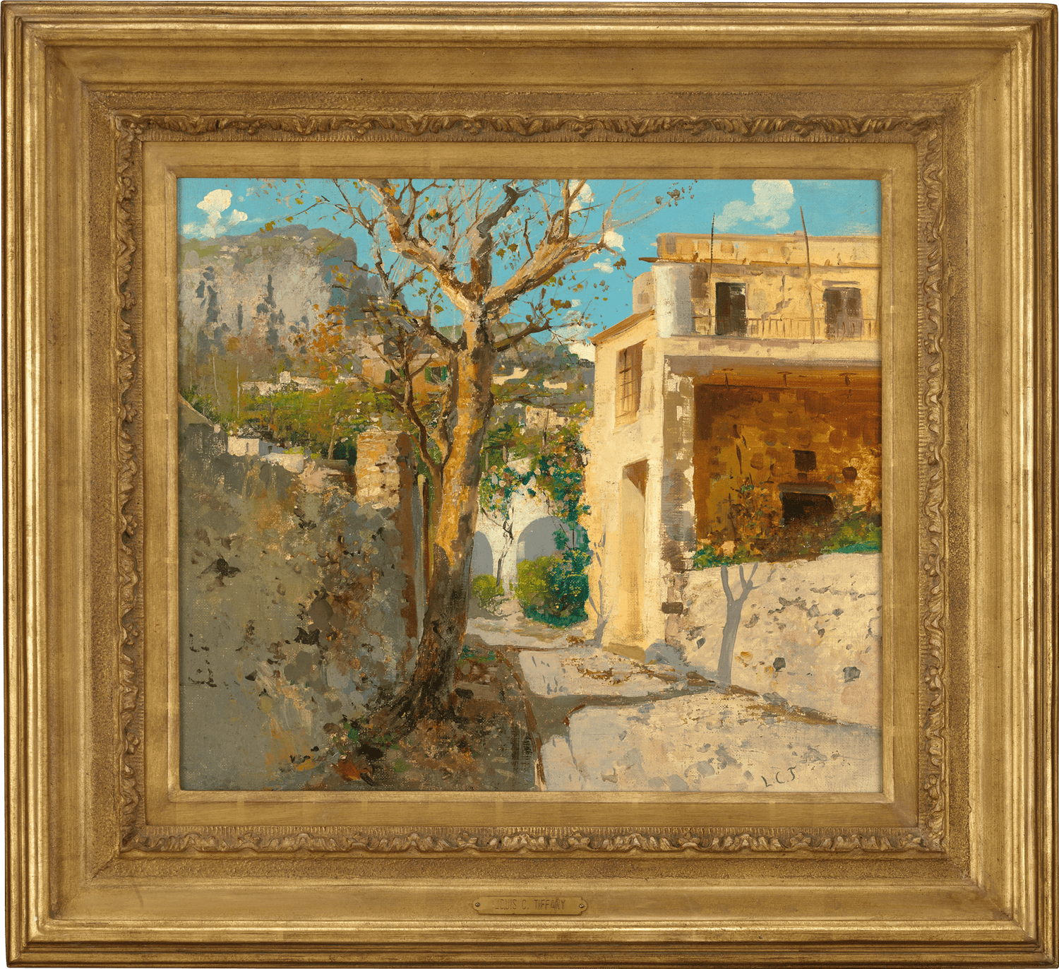 Mediterranean Scene by Louis Comfort Tiffany