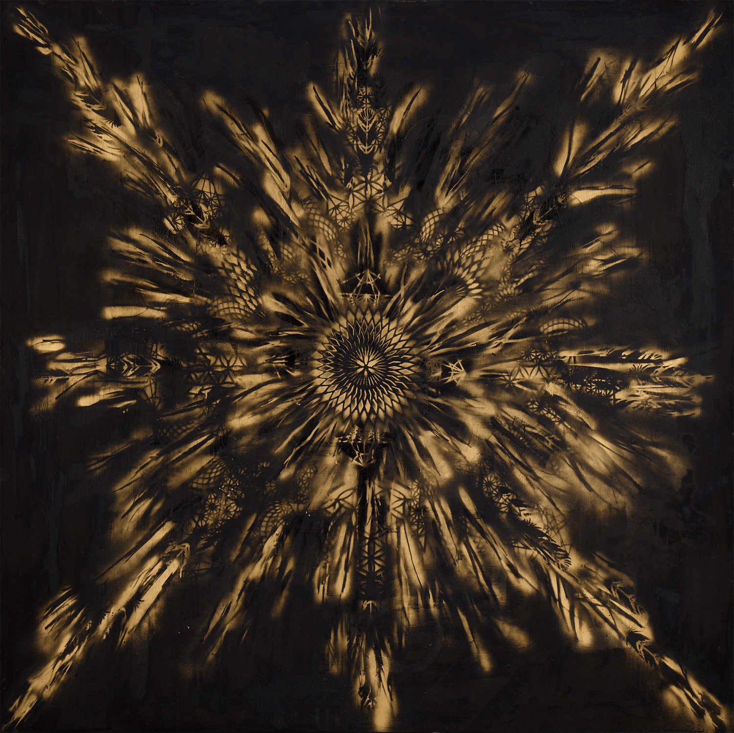 Sacred Flower at Night by Louis Carreon