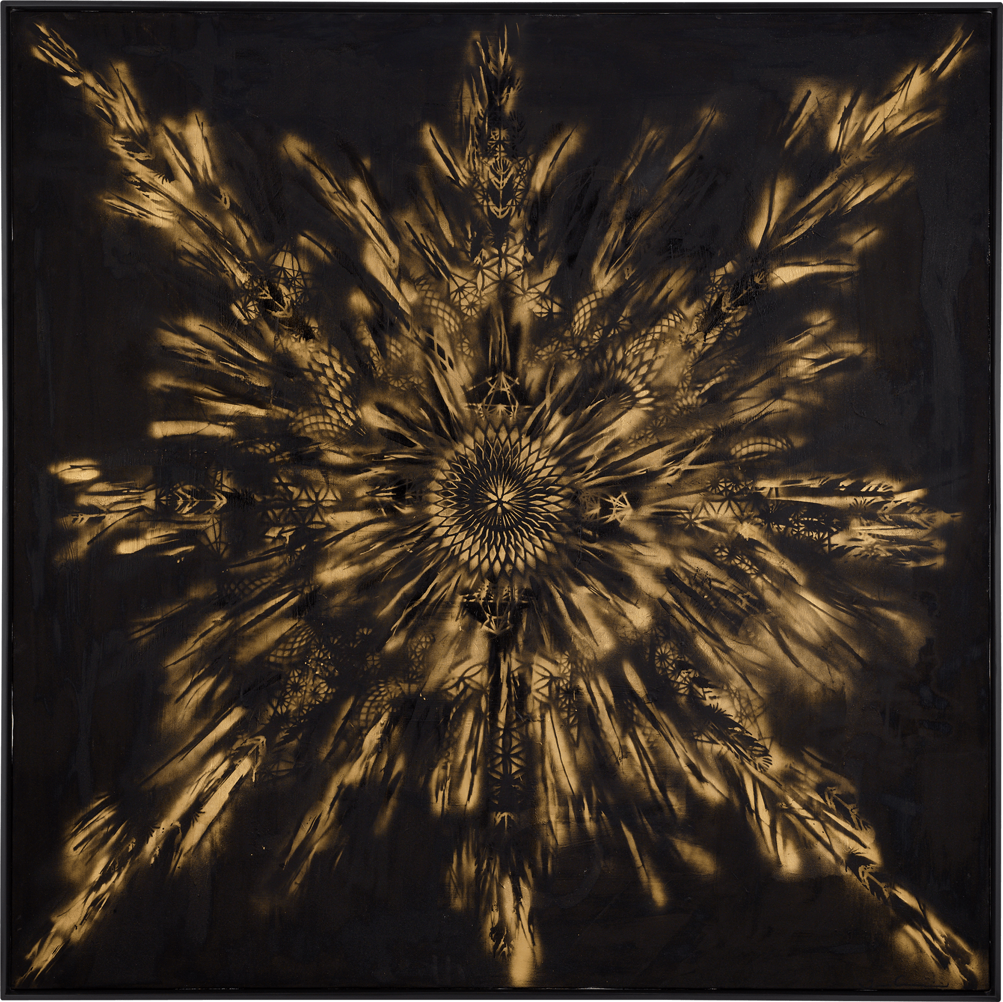 Sacred Flower at Night by Louis Carreon