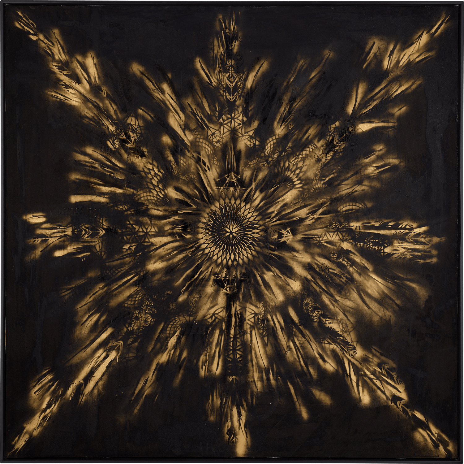 Sacred Flower at Night by Louis Carreon