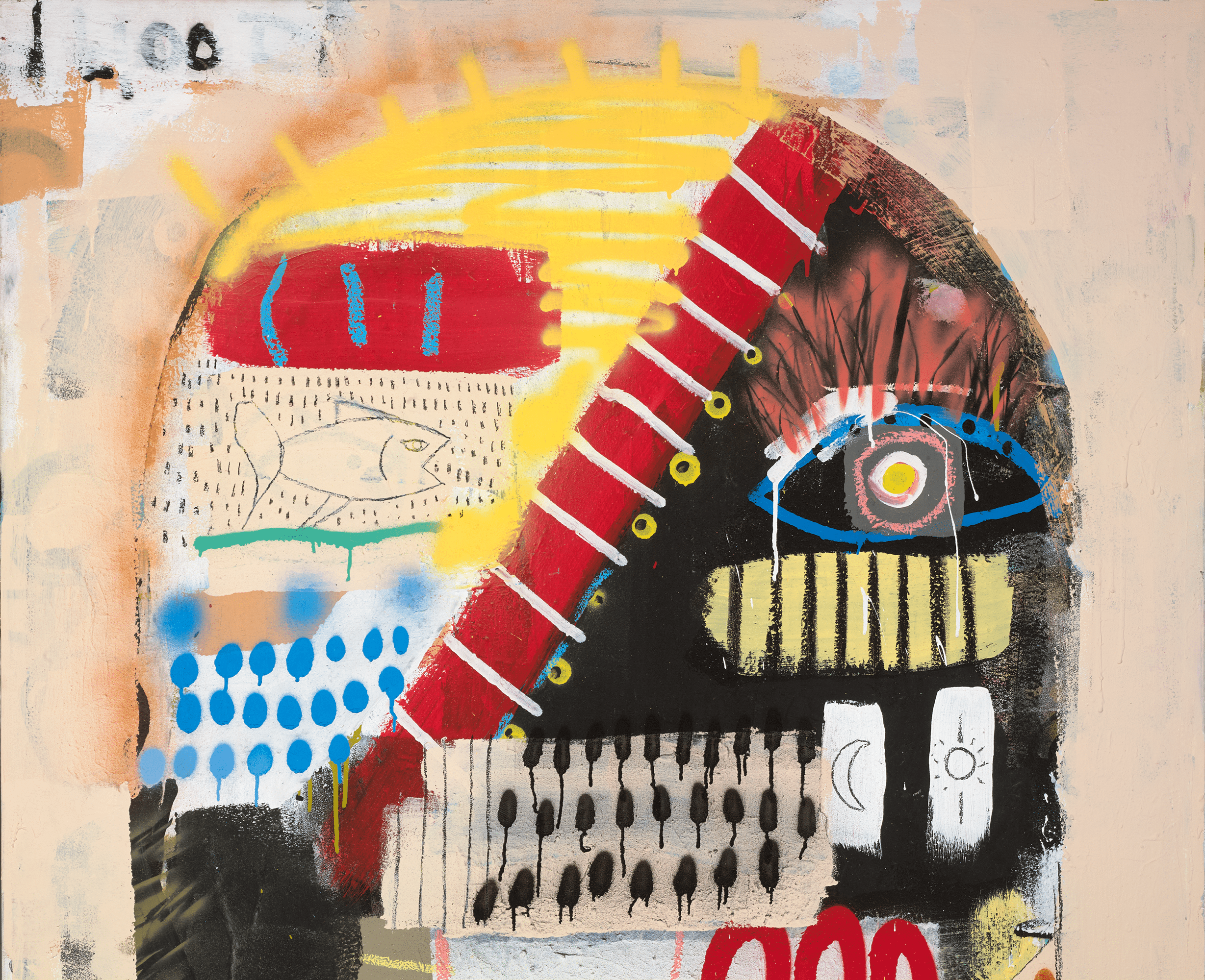 Vacation Always–After Basquiat by Louis Carreon