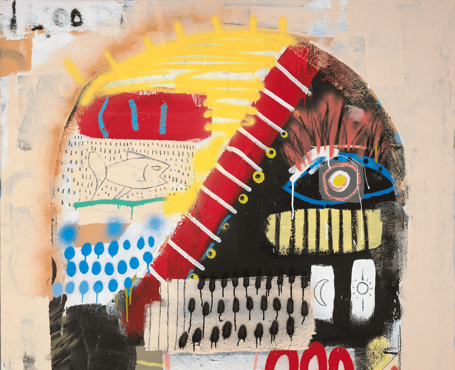 Vacation Always–After Basquiat by Louis Carreon