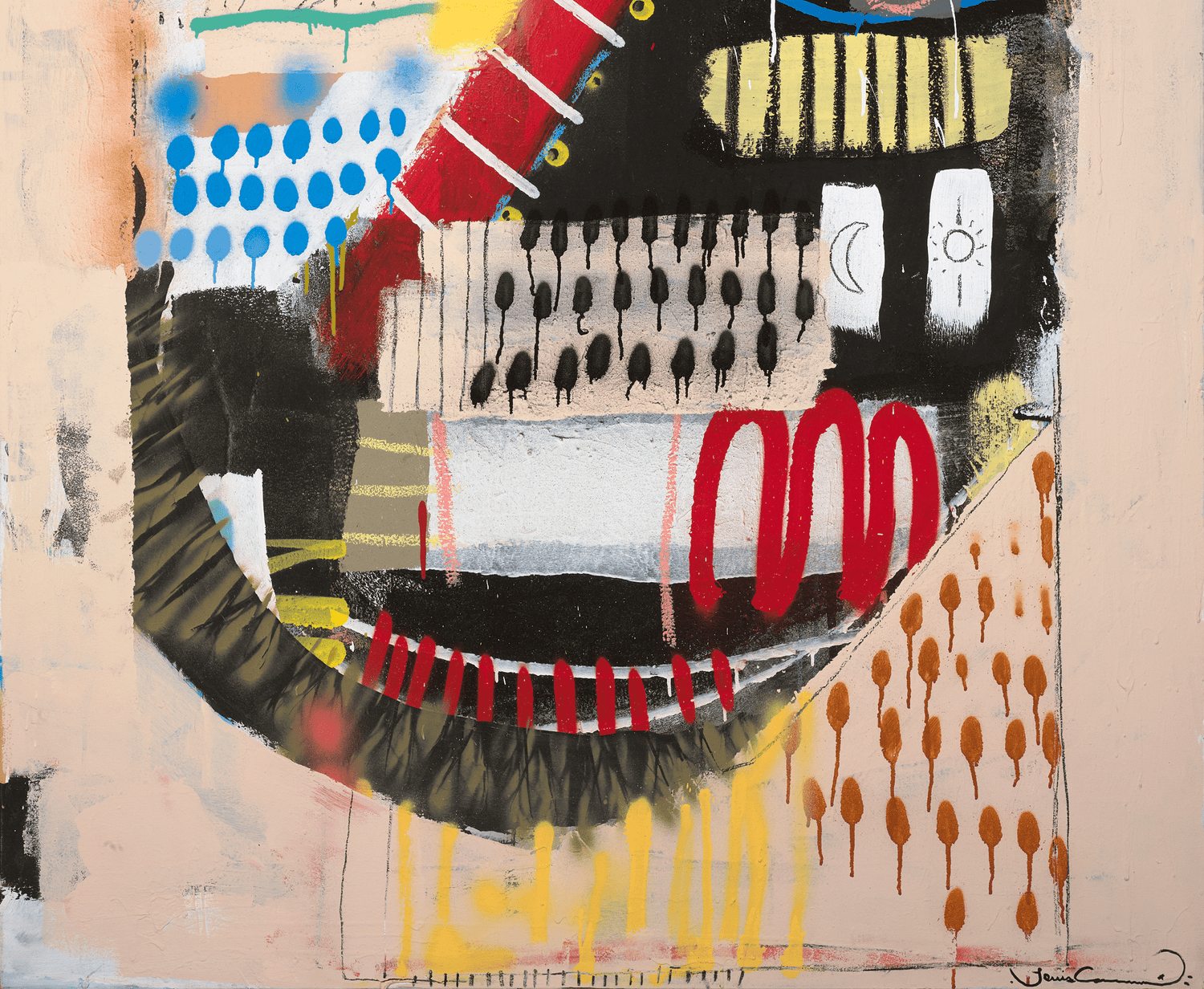 Vacation Always–After Basquiat by Louis Carreon