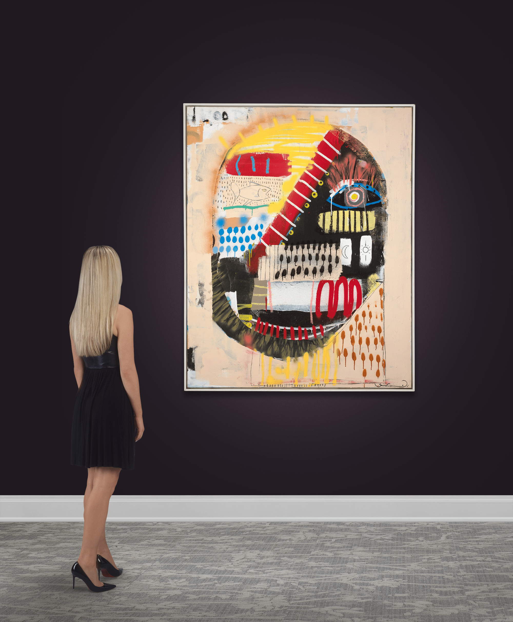 Vacation Always–After Basquiat by Louis Carreon