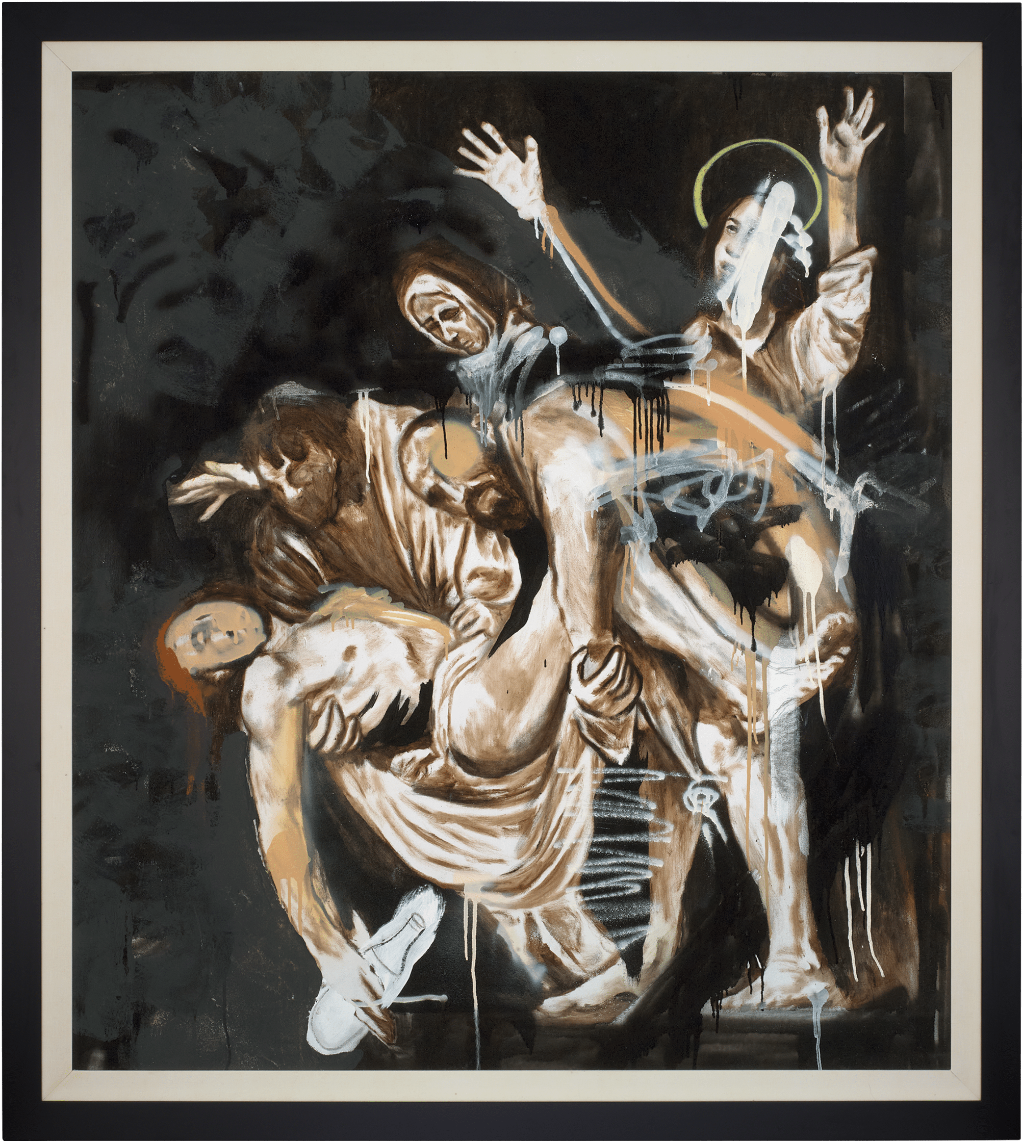 Family Grace—After Caravaggio by Louis Carreon