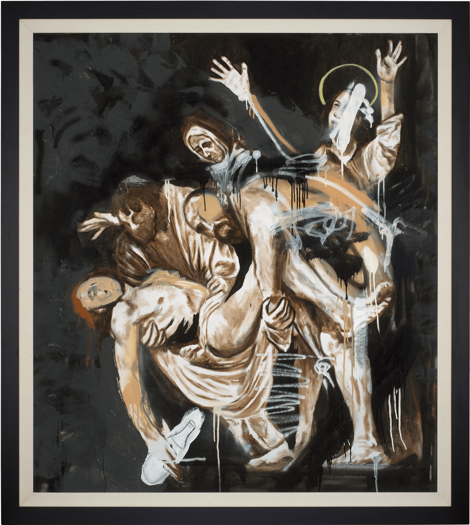 Family Grace—After Caravaggio by Louis Carreon